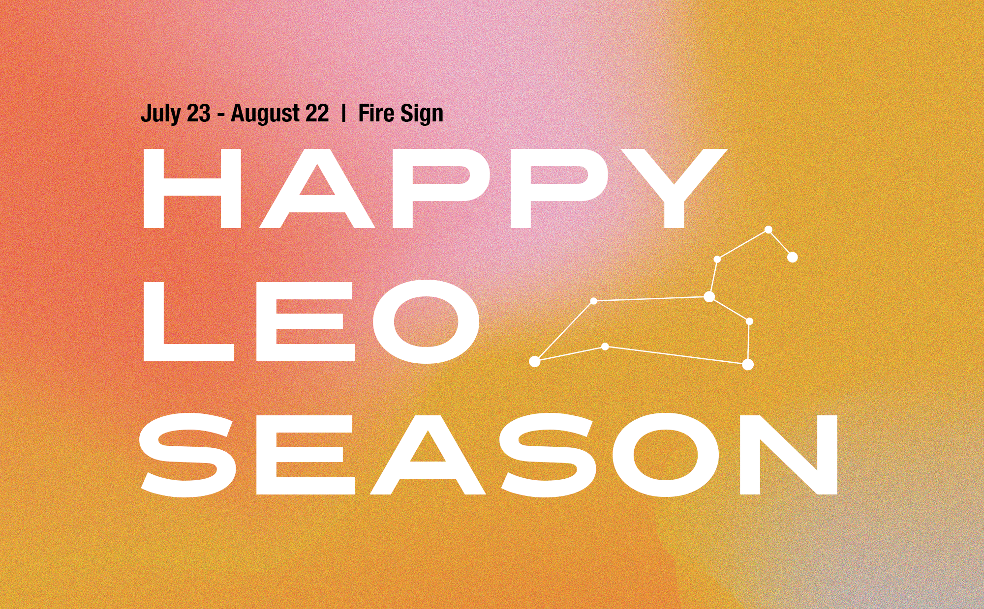 Happy Leo Season! Time for Action, Confidence &amp; The Spotlight