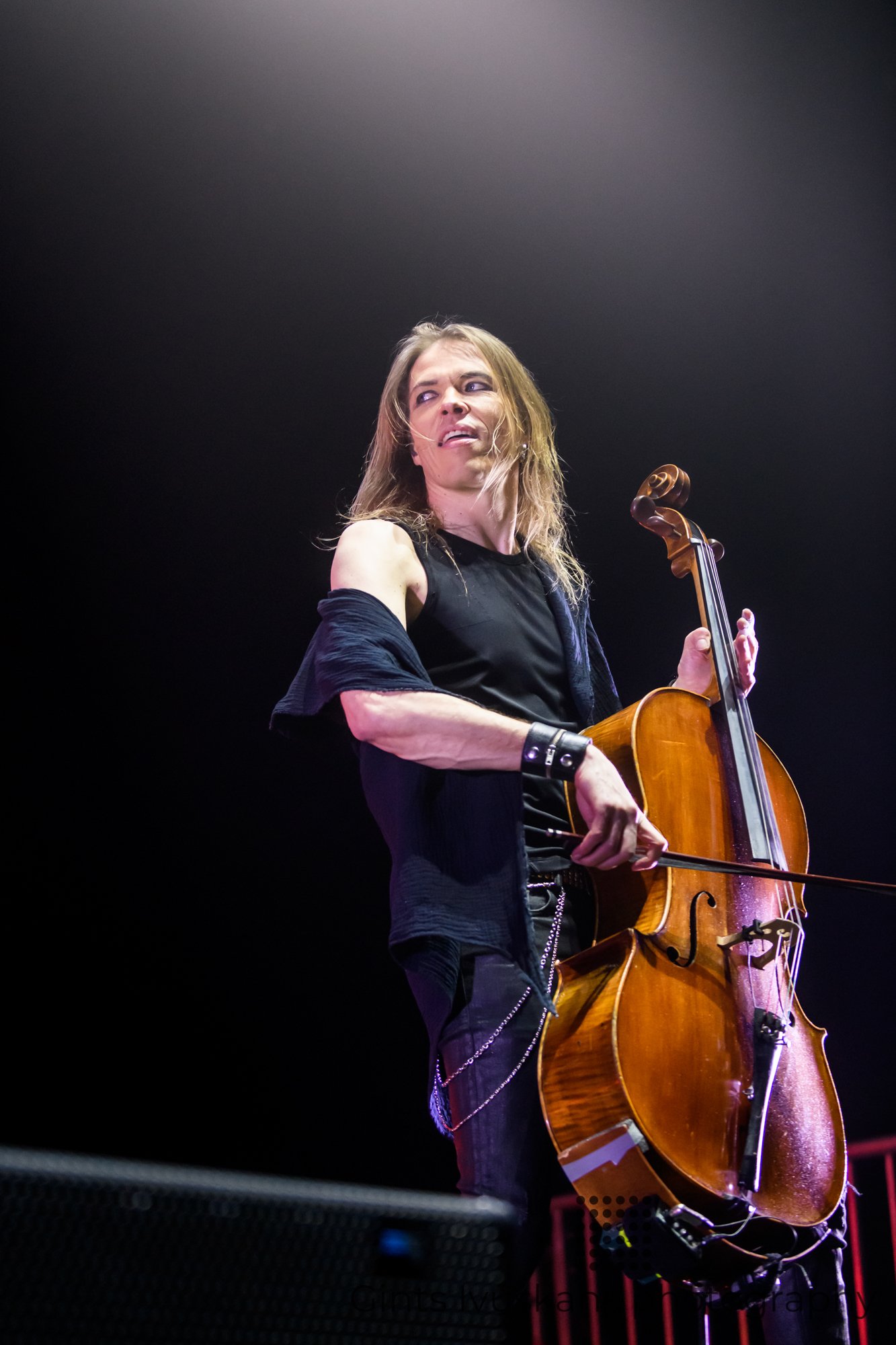  RIGA, LATVIA. 19th January 2023. Finnish band Apocalyptica concert at Arena Riga. 