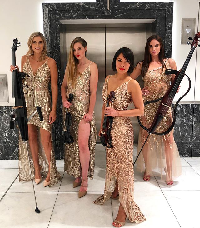 Performing at the stunning Myer Mural Hall last night for @rutherfordentertainment 🥰✨ #australianpopquartet @yamahamusicau