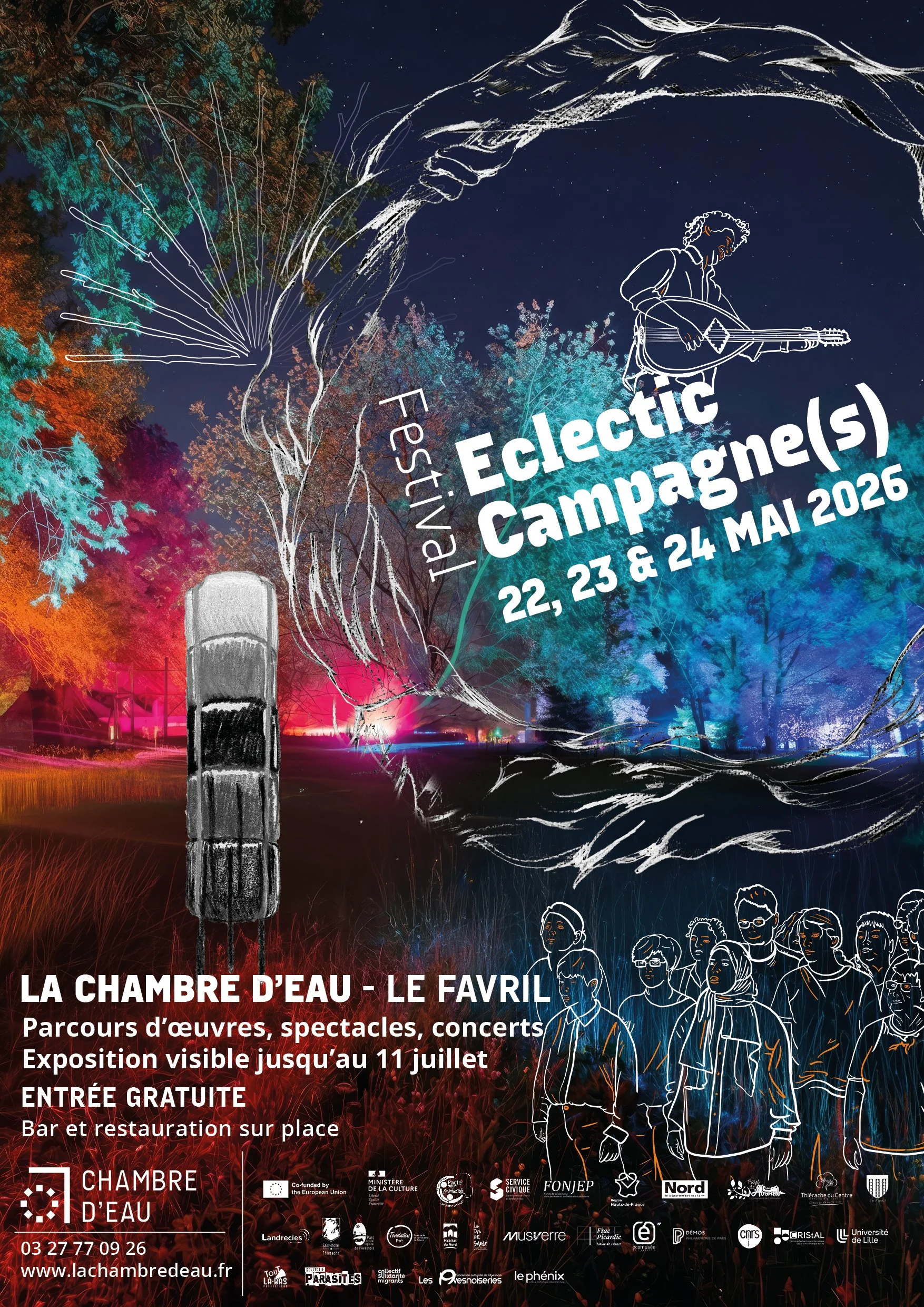 Affiche Festival Eclectic Campagne(s) 2026