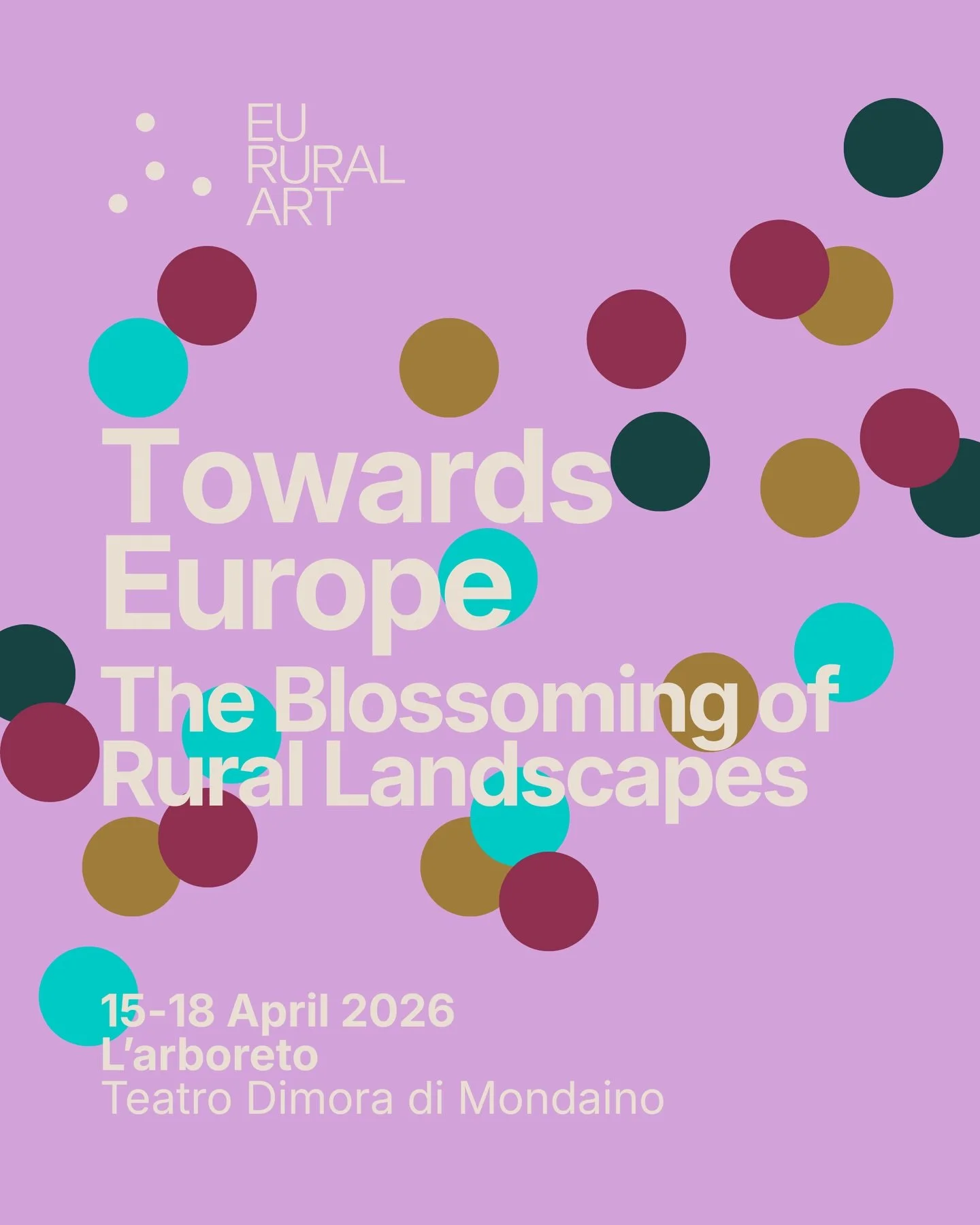 Towards Europe. The Blossoming of Rural Landscapes 🌷

The first in-person meeting of @_eu_rural_art_ partners will take place from April 15th to 18th at @larboretoteatrodimora di Mondaino.

A few days to come together, get to know each other in pers