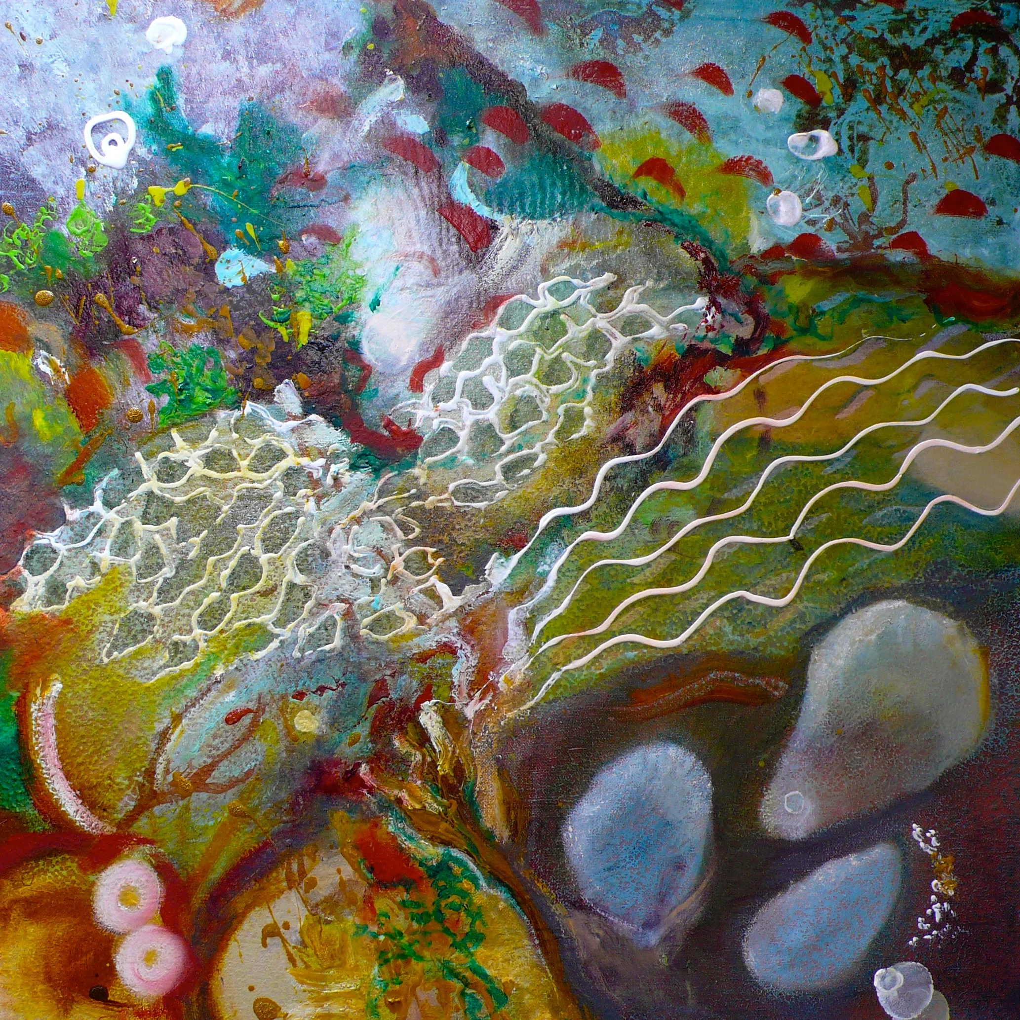 ROCK POOL WITH THREE PEBBLES