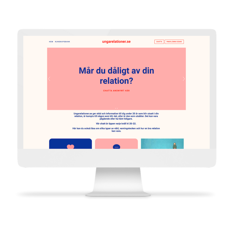 Ungarelationer.se hemsida