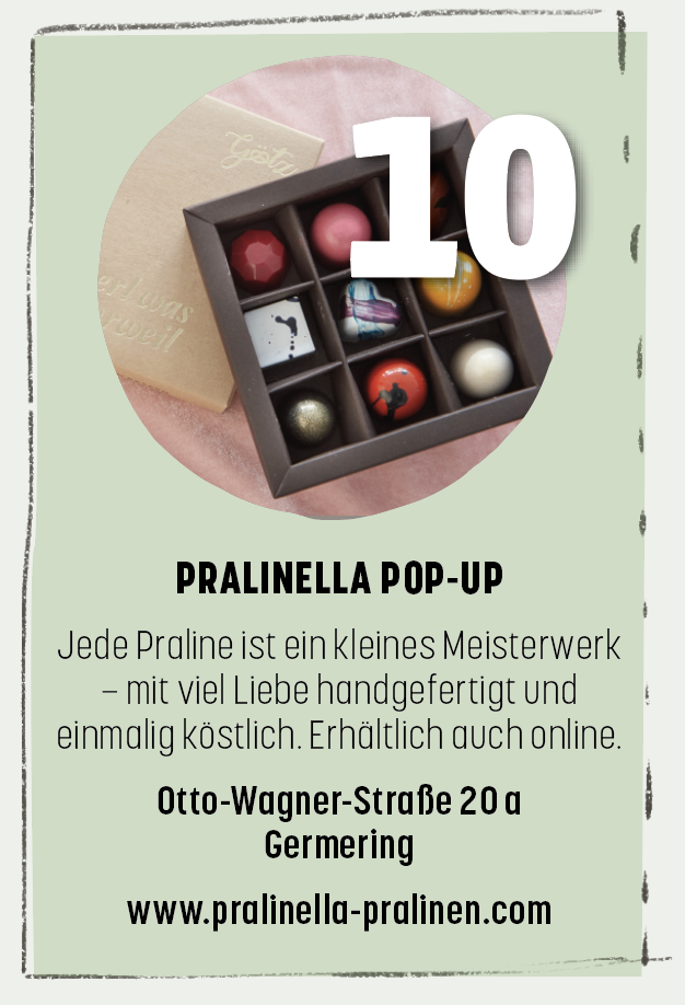 10.12. –Pralinella Pop-Up in Germering