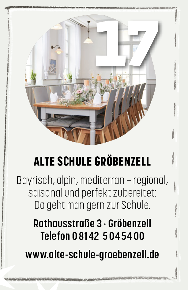 17.12. – Alte Schule in Gröbenzell