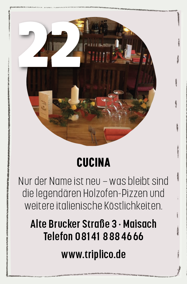 22.12. – Cucina in Maisach