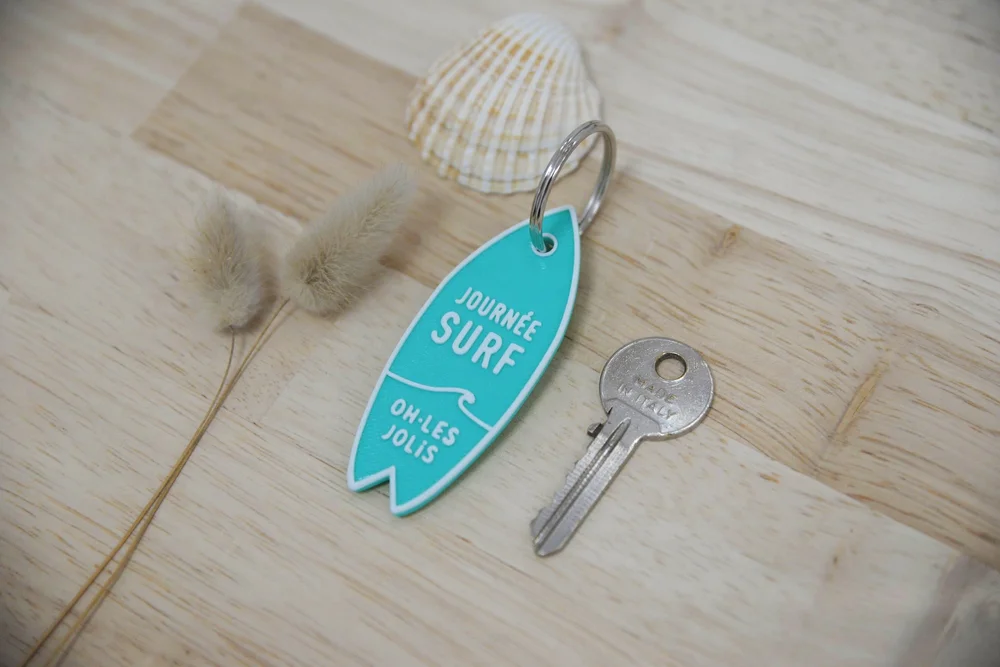 Porte-Clés Flottants QFEHTHSK – Lot 6, Plastique/Métal, Jaune/Blanc, Pour Plongée Surf Pêche