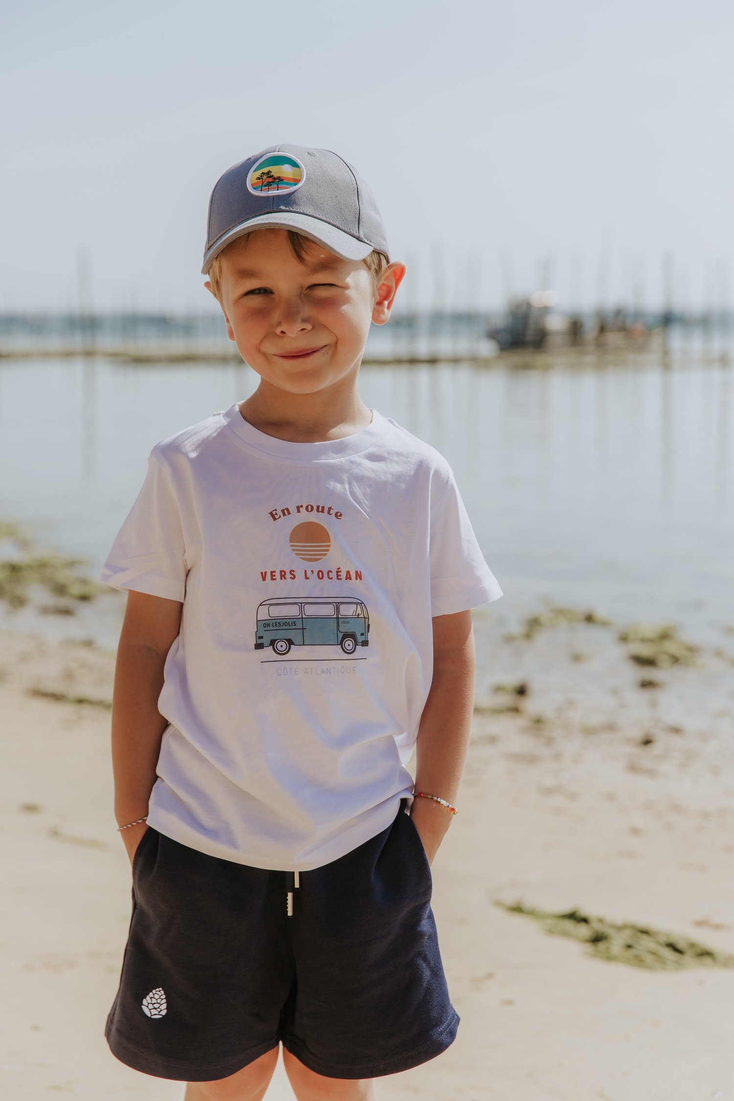 Le T-shirt Enfant Fabriqué En France - Blanc - Le T-shirt Propre - Marques De France