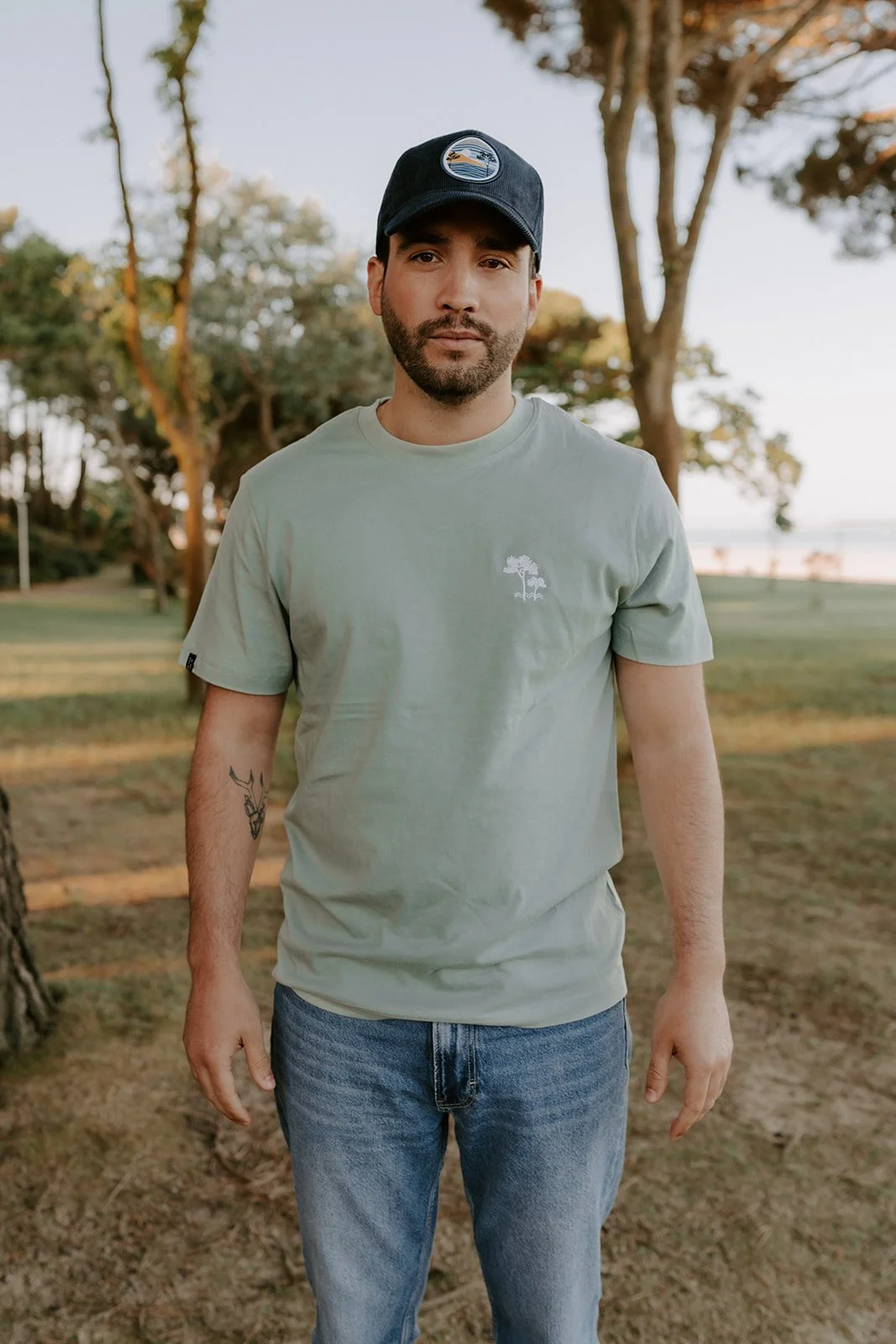 T-SHIRT PIN BLANC