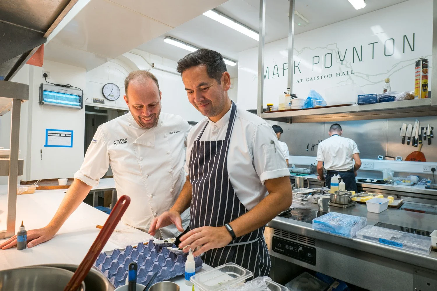  Mark Poynton, Michelin starred chef. 