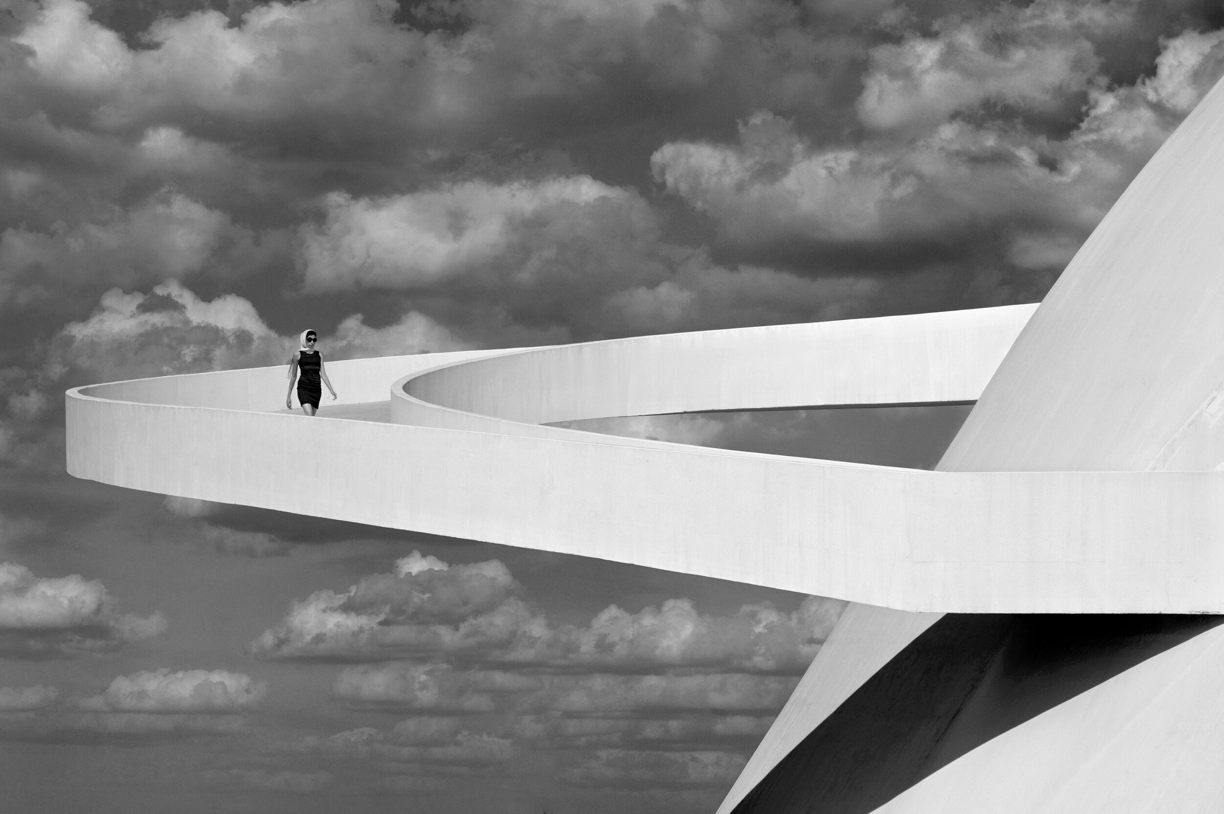  Girl Descending A Ramp, Brasilia, 2012 | © + courtesy Olaf Heine 