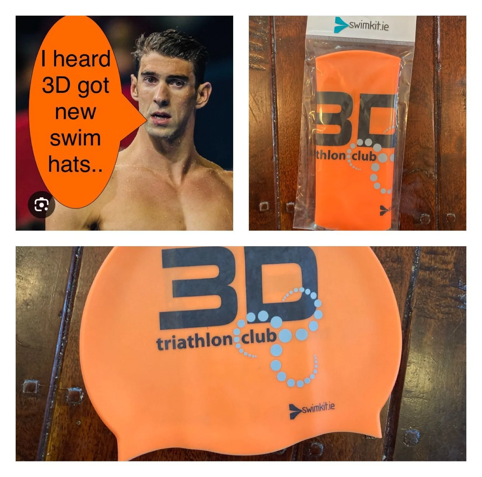 Order your 3D Triathlon swim cap now!