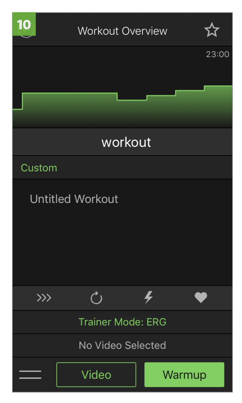 The workout will automatically open in the Fit app, and will be stored in your CUSTOM WORKOUTS section on the app. Open and rename the workout.