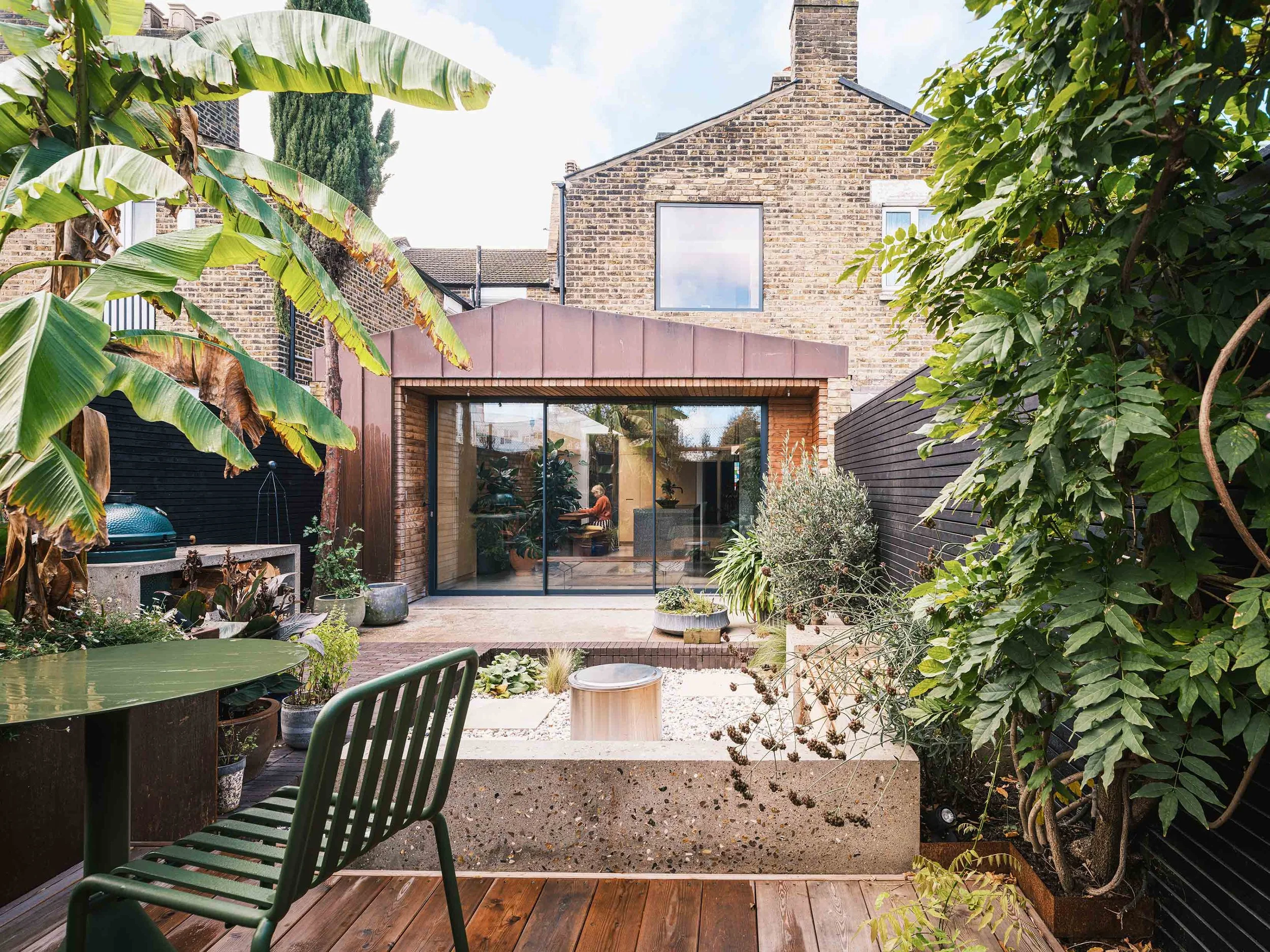Copper clad extension on London Victorian home