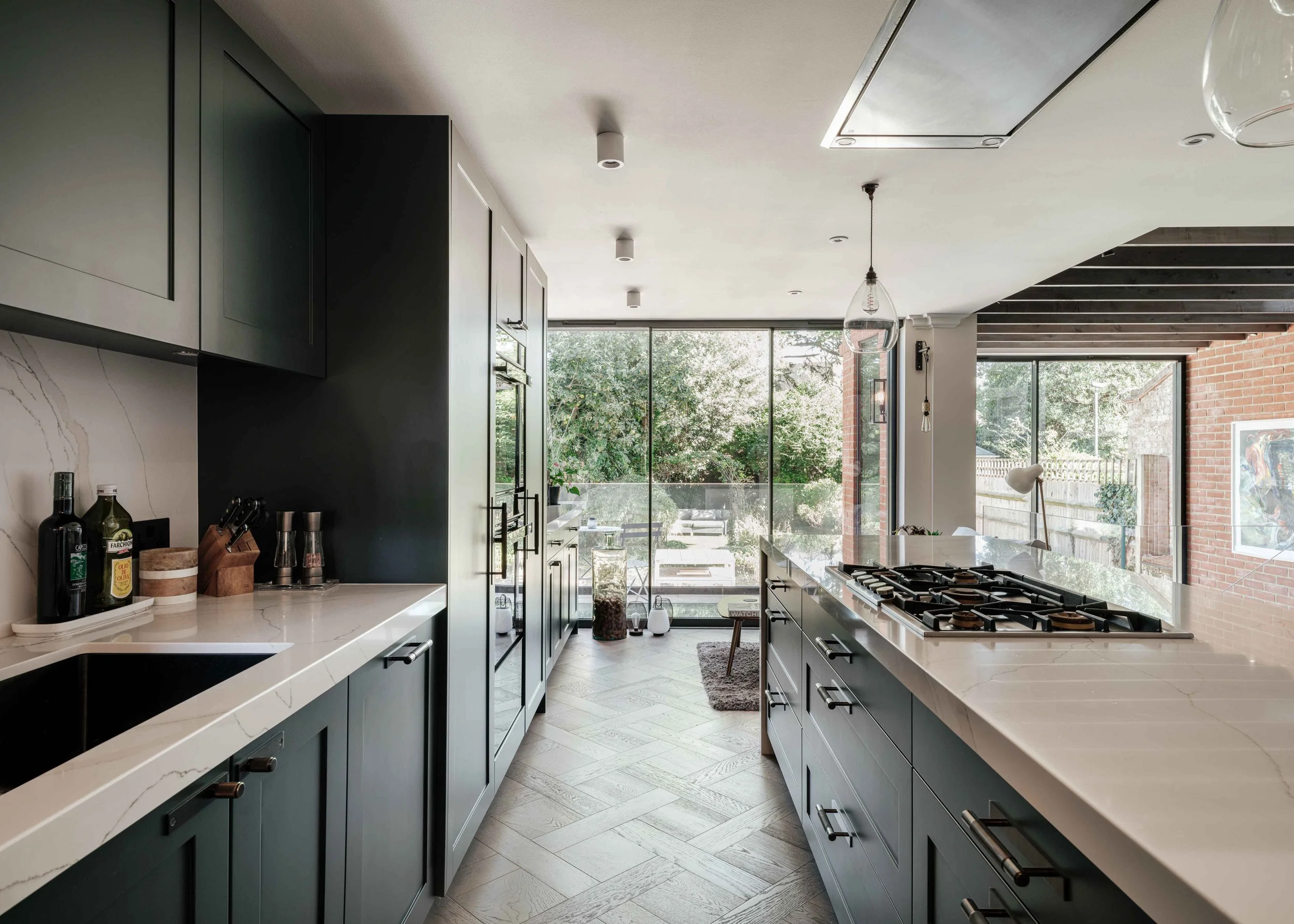 Light filled kitchen and garden connection