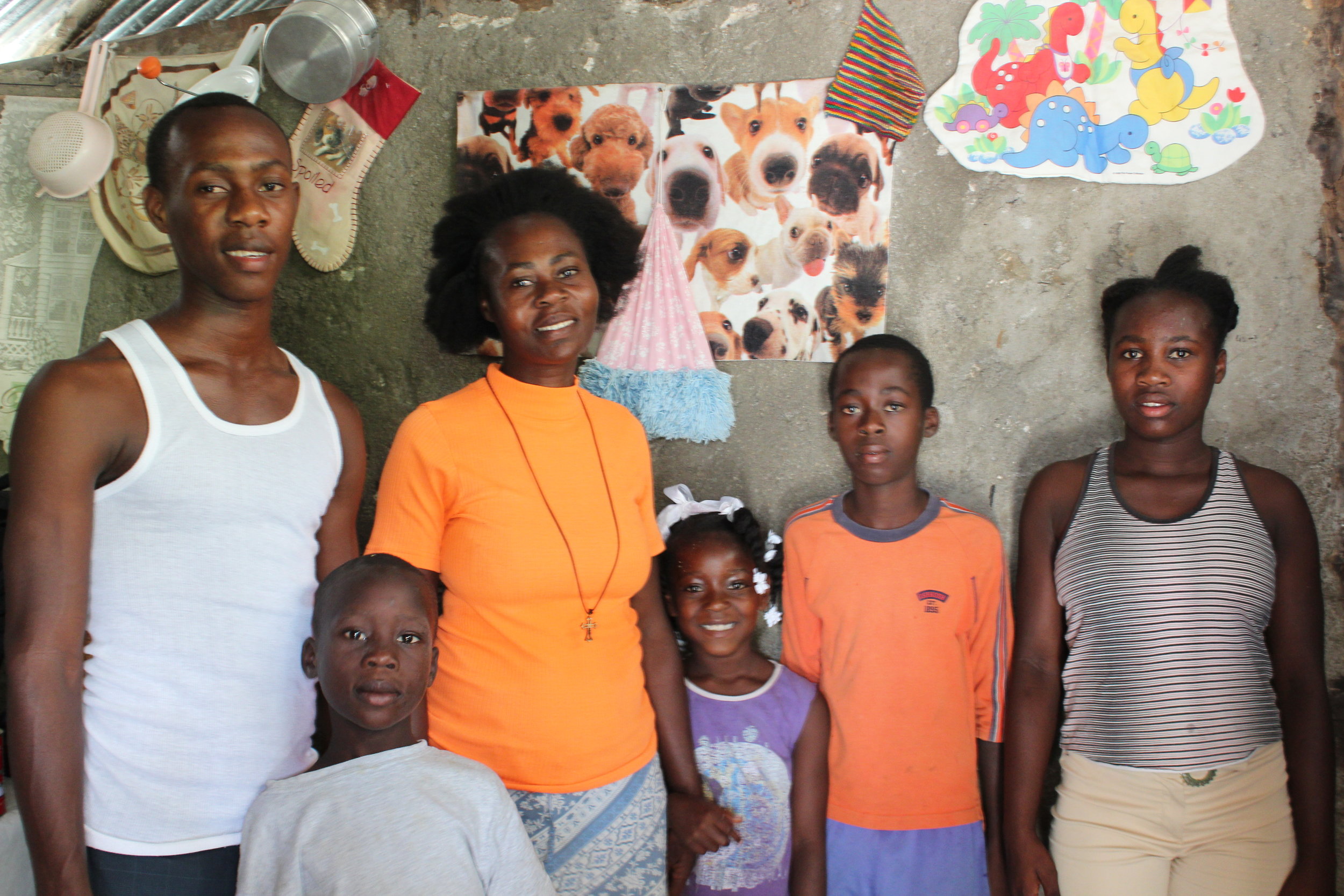 Family in Les Cayes