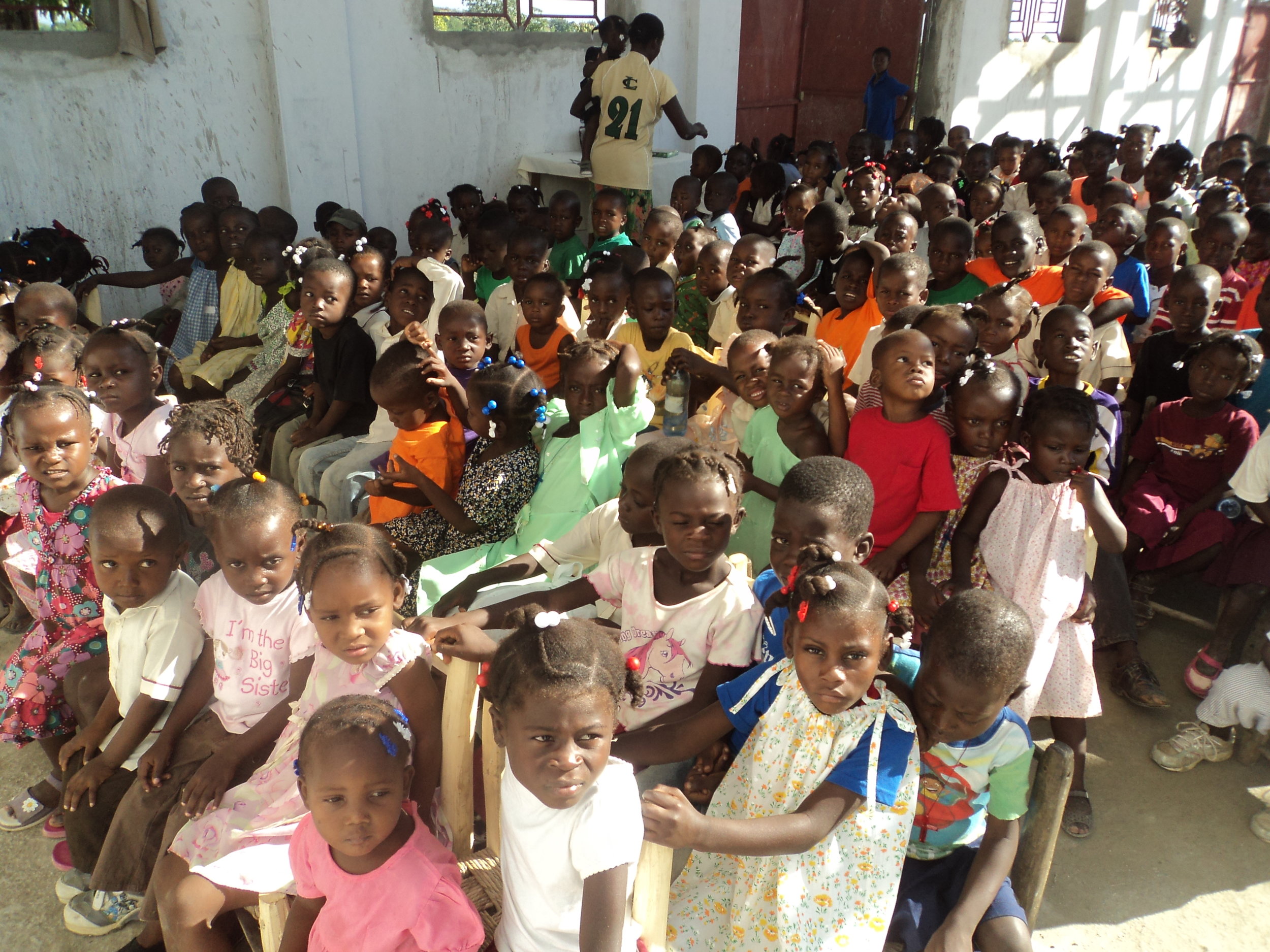 Feeding a large crowd.