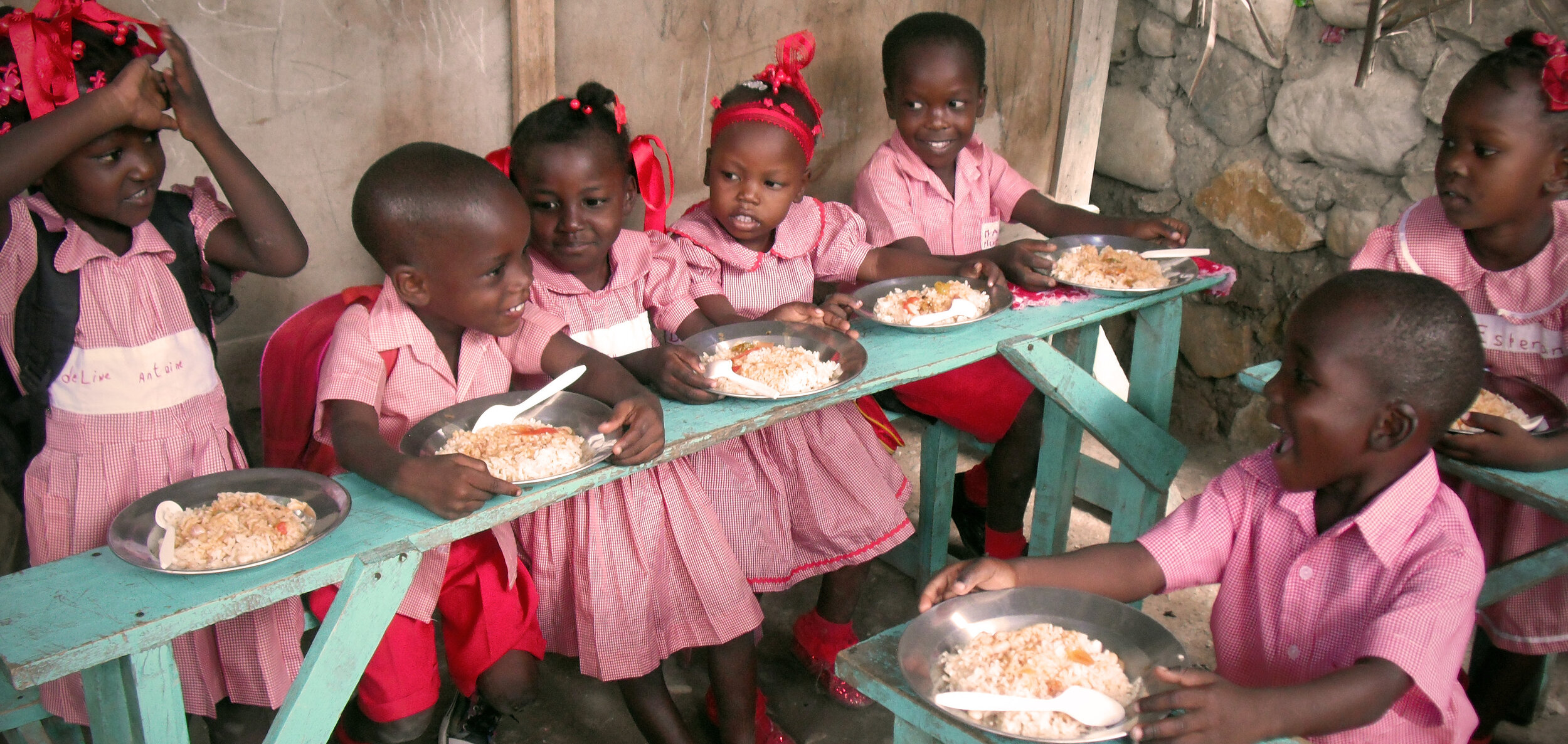   FEEDING over 60,000 CHILDREN DAILY    Physically and Spiritually in Haiti  