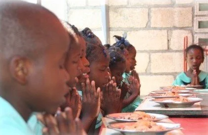 Offering prayers.