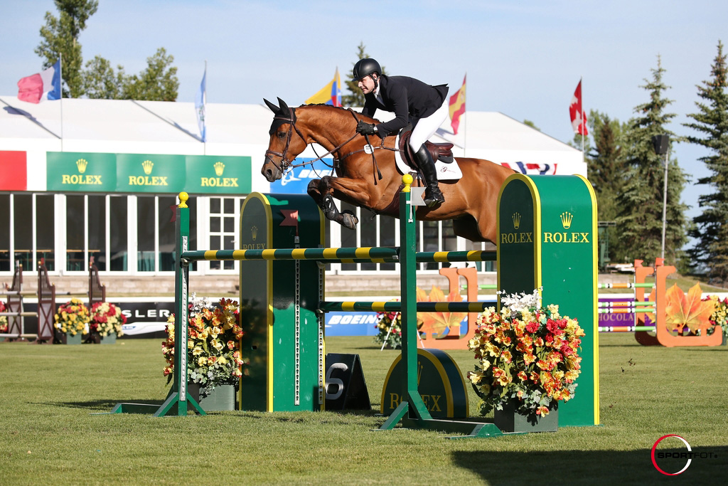 Peter Lutz and Robin De Ponthual at Spruce Meadows by SportFot.jpg