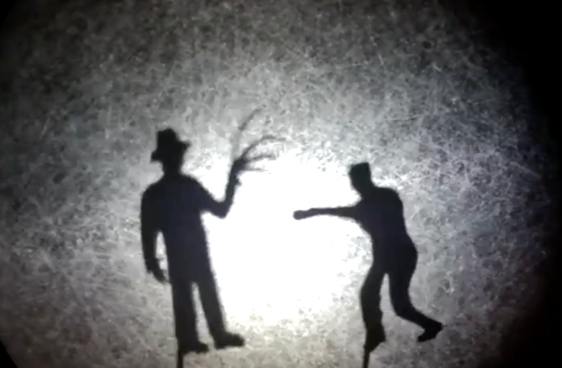  Shadow puppets created by Rachael Langton in  Nightmare on Zoomstreet . 