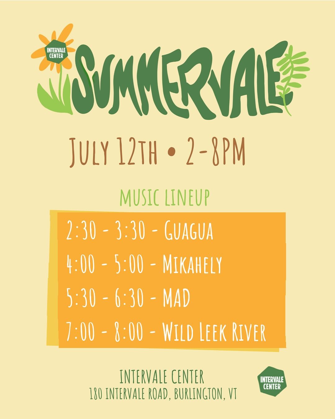 Summervale wouldn&rsquo;t BE Summervale without the music! ☀️🎶☀️

We&rsquo;ve got a great lineup this year with music ranging from downright danceable, to old country classic sounds. Take a closer look at each of the groups and artists that will be 