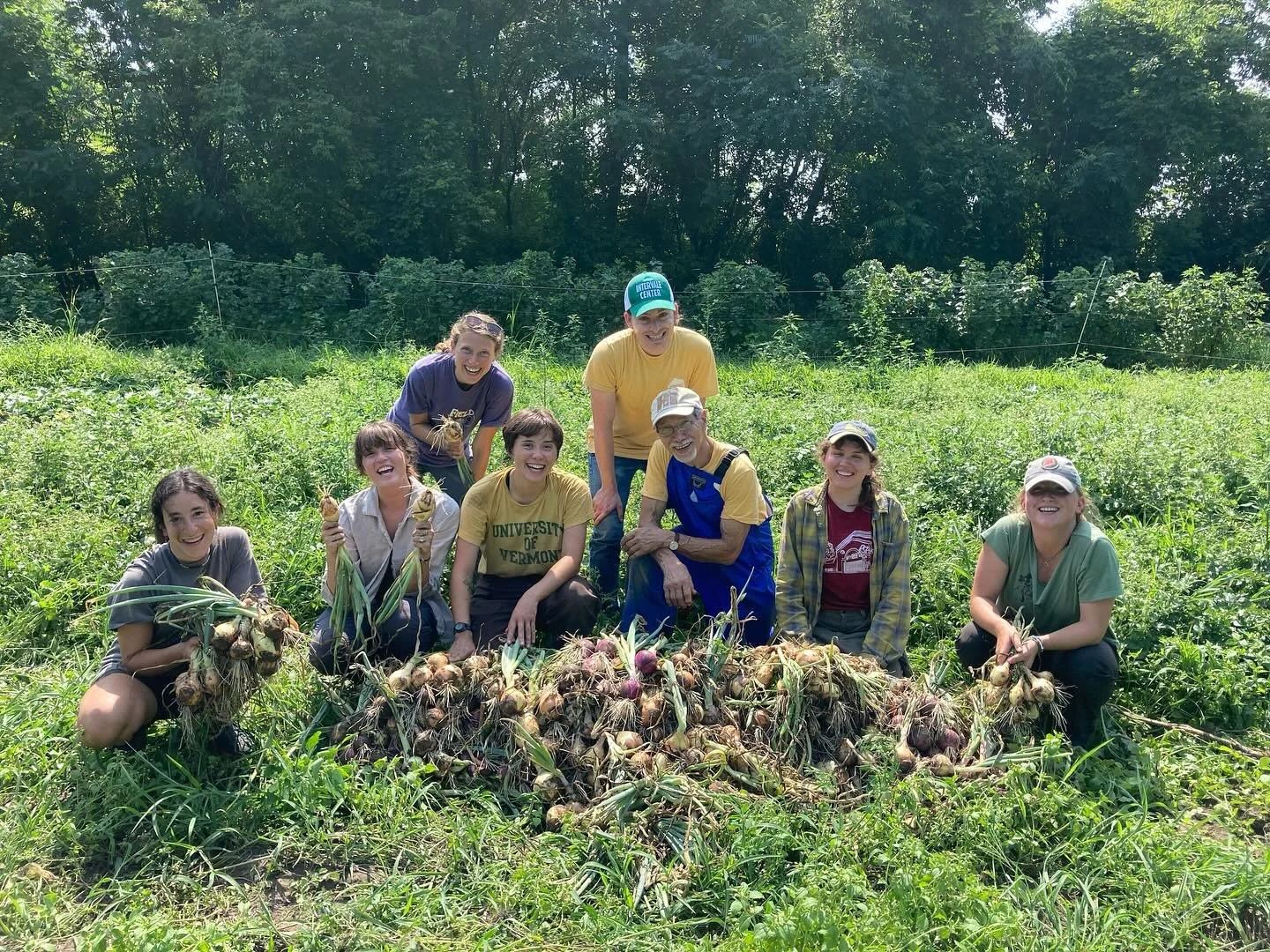 Check out this awesome volunteer People&rsquo;s Farm crew and their onion haul!

The People&rsquo;s Farm is a community-powered vegetable farm that grows food on about 1.5 acres in the Intervale. All the food from the program directly supports our fr