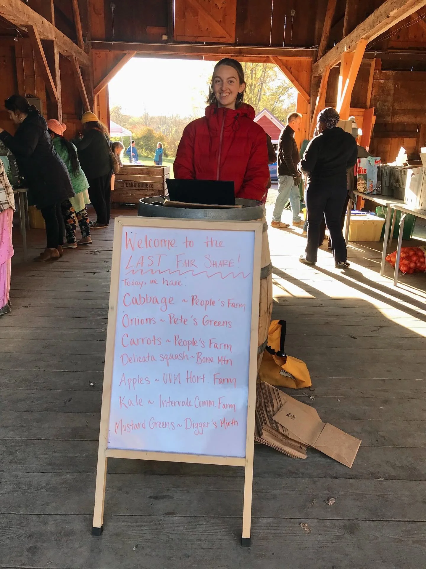 Thanks to support from the Dunkin’ Joy in Childhood Foundation @joyinchildhood , the Intervale Food Hub is increasing food access for families and kids through our free Fair Share CSA. At Fair Share, anyone seeking access to fresh produce can s