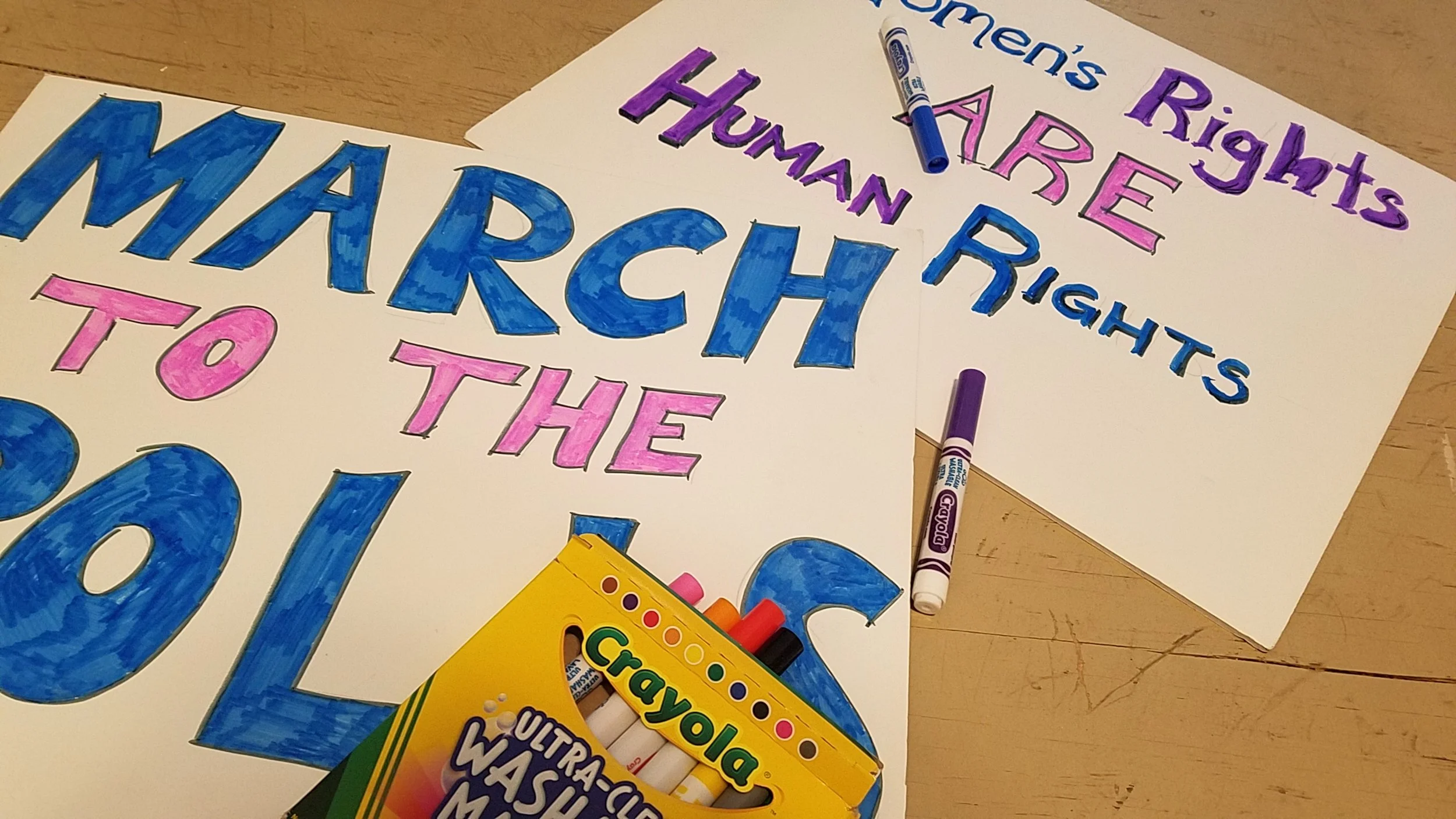 Poster-Making Party for International Women's Day Action