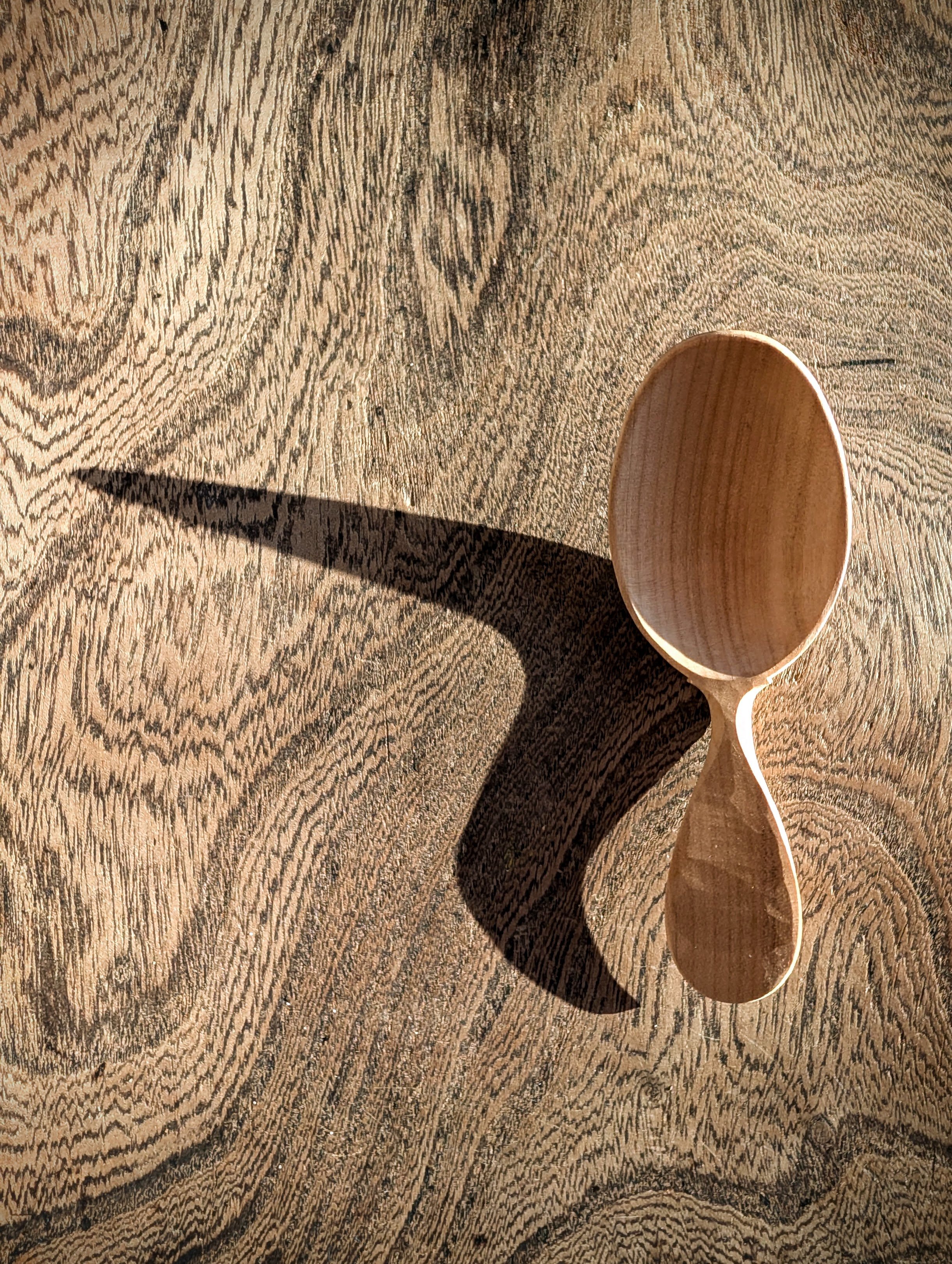 Teardrop Scandinavian Style Eating Spoon with Collar Pre-order