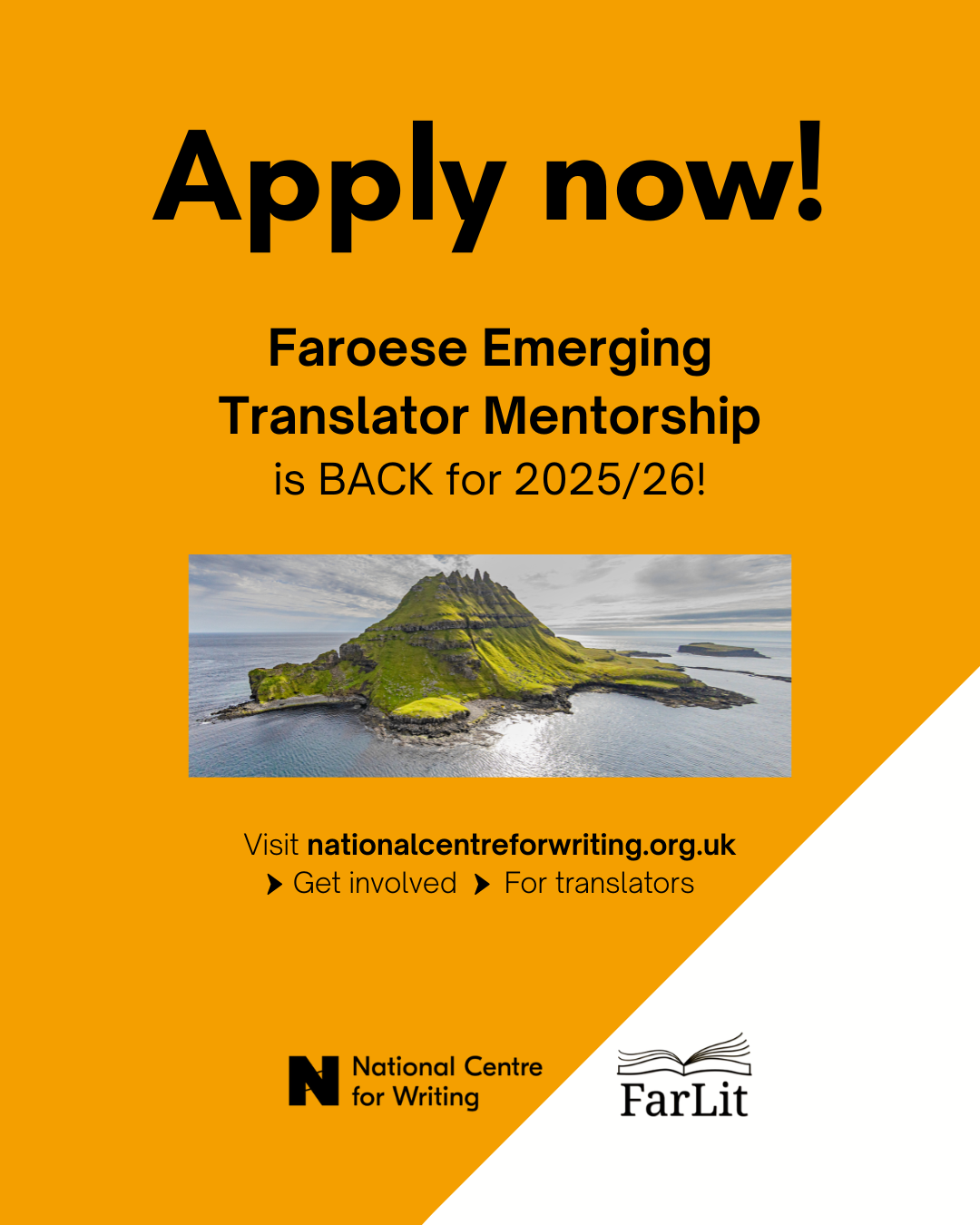 Apply now! Mentorship in translating from Faroese into English