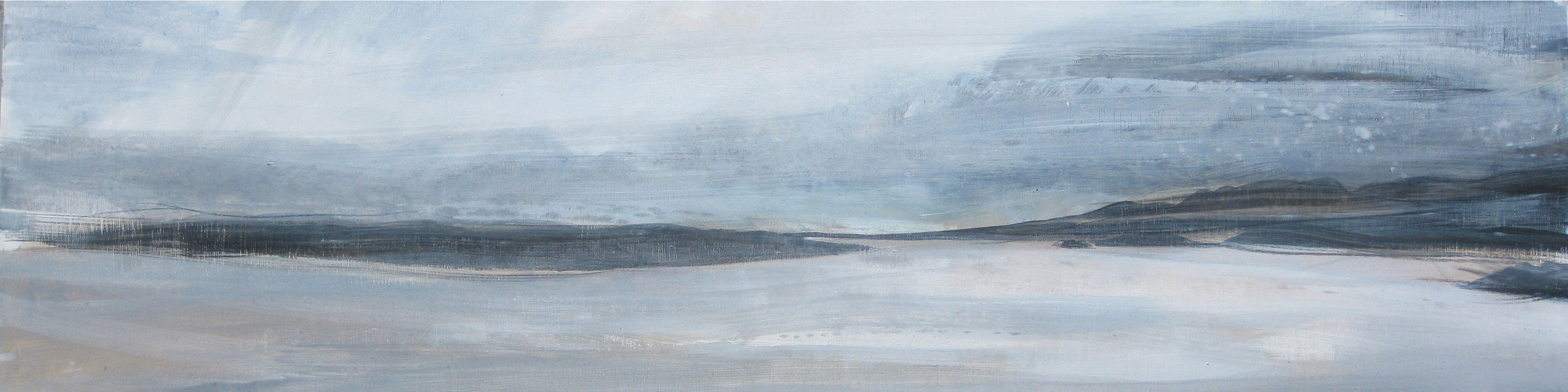 Land Margins III • Oil on Board • POA