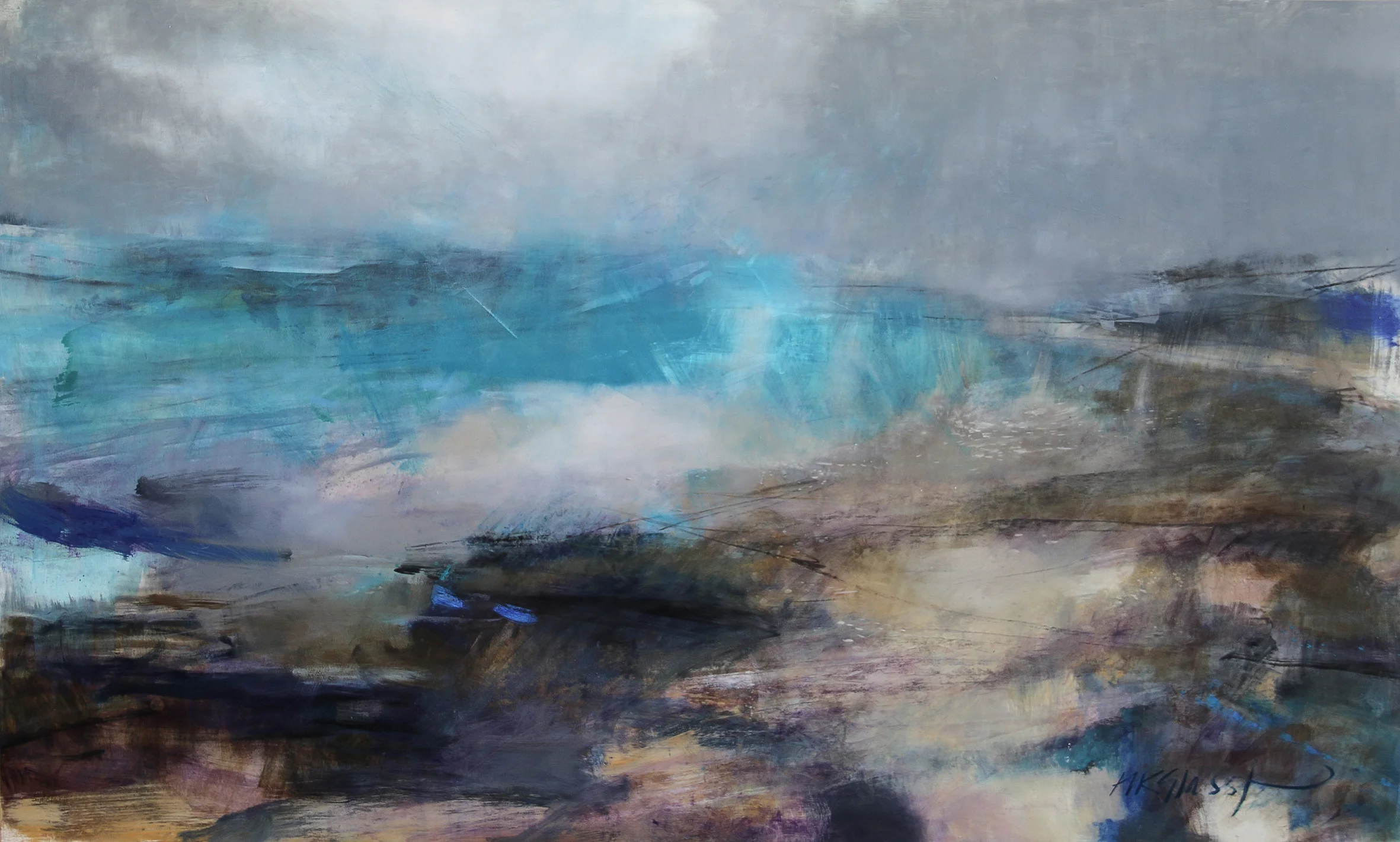 Edgelands • Oil on Board • 91.5x152cm • Sold