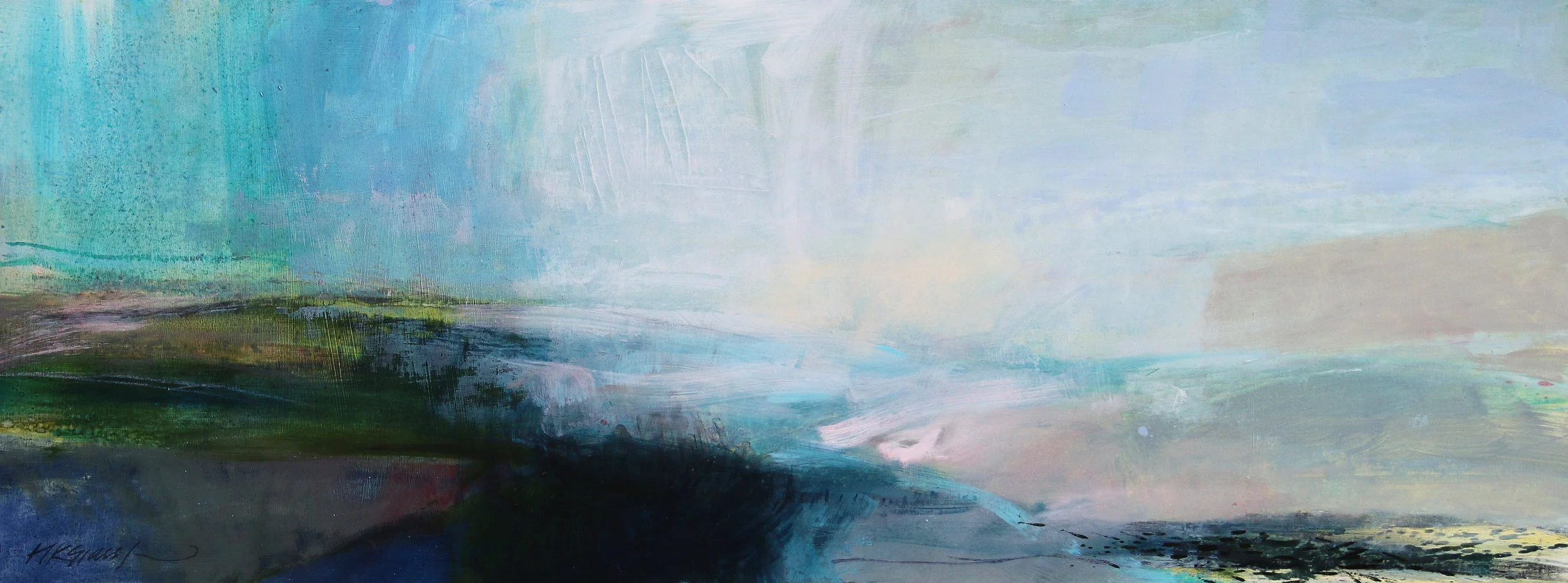 Passenger • Oil on Board • 46x122cm • Sold