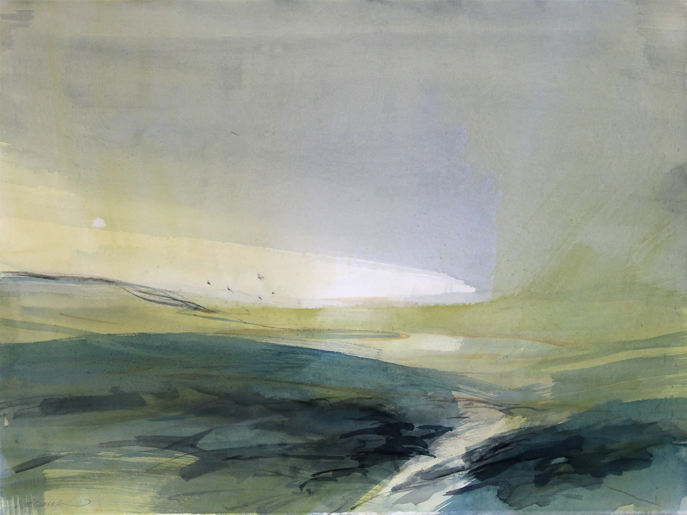 Natural Compass • Watercolour • Sold