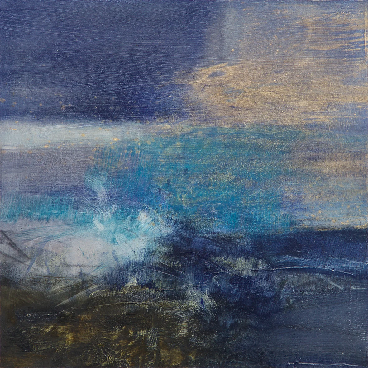 Drawn to The North • Oil on Board • 22x22cm • Sold
