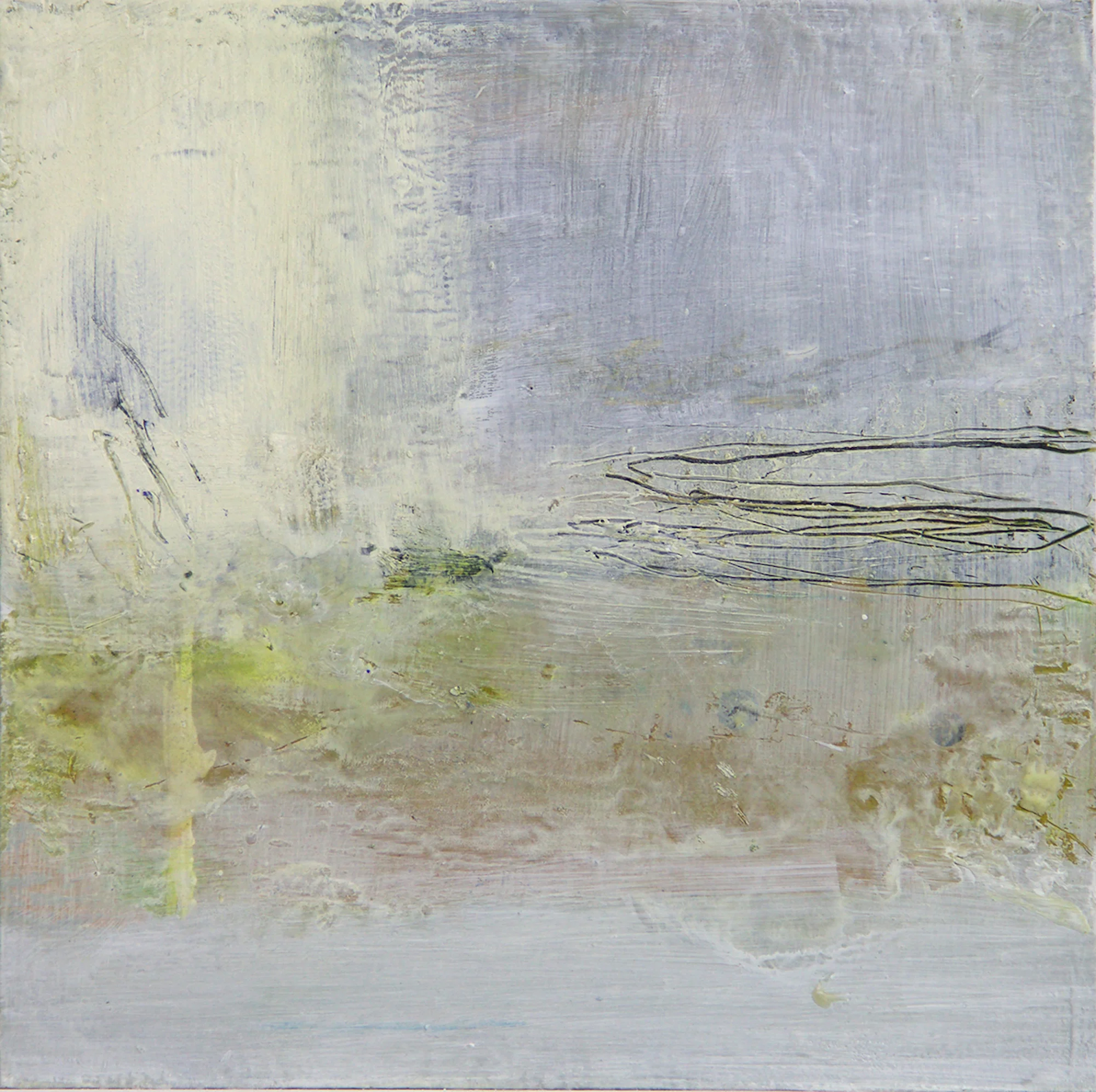 Cold Air Rises • Oil on Board • 22cmx22cm • Sold