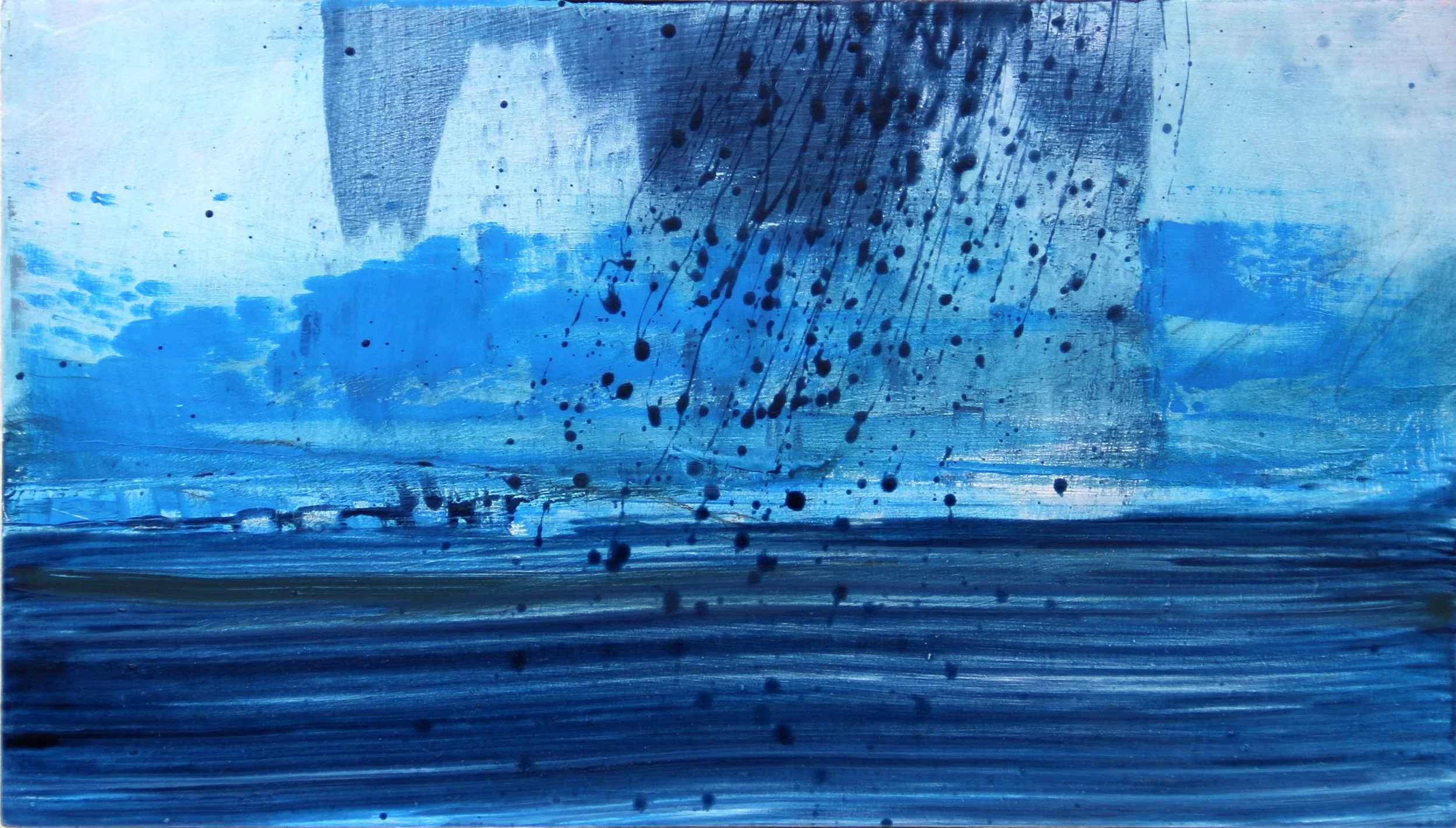 Summer Rains • Oil on Board • 18x31cm • Enquire