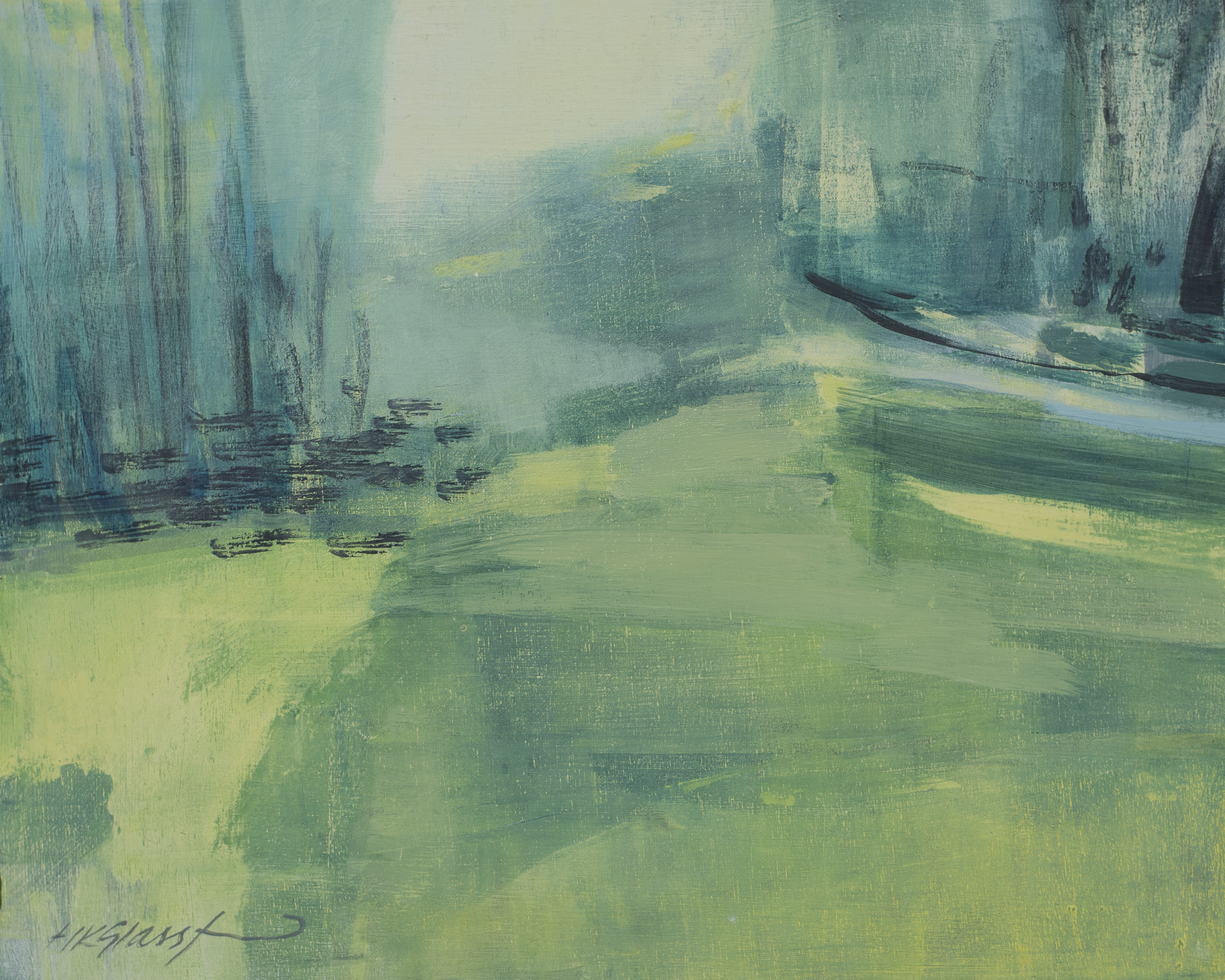 The Light Tries • Oil on Board • 20x25cm • Enquire