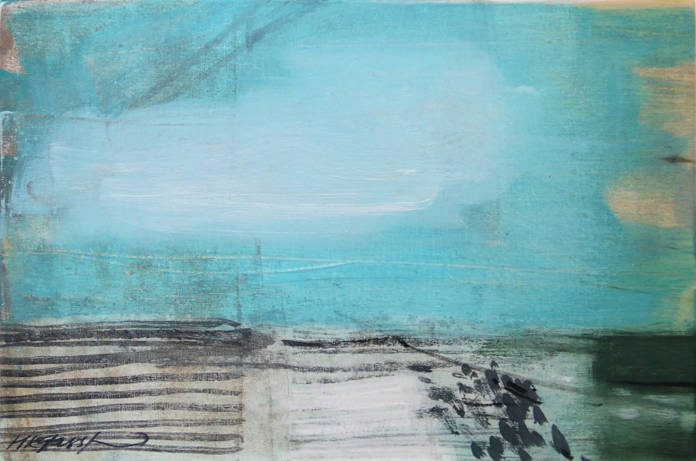 Happy Cloud • Oil on Board • 18x27cm • Enquire