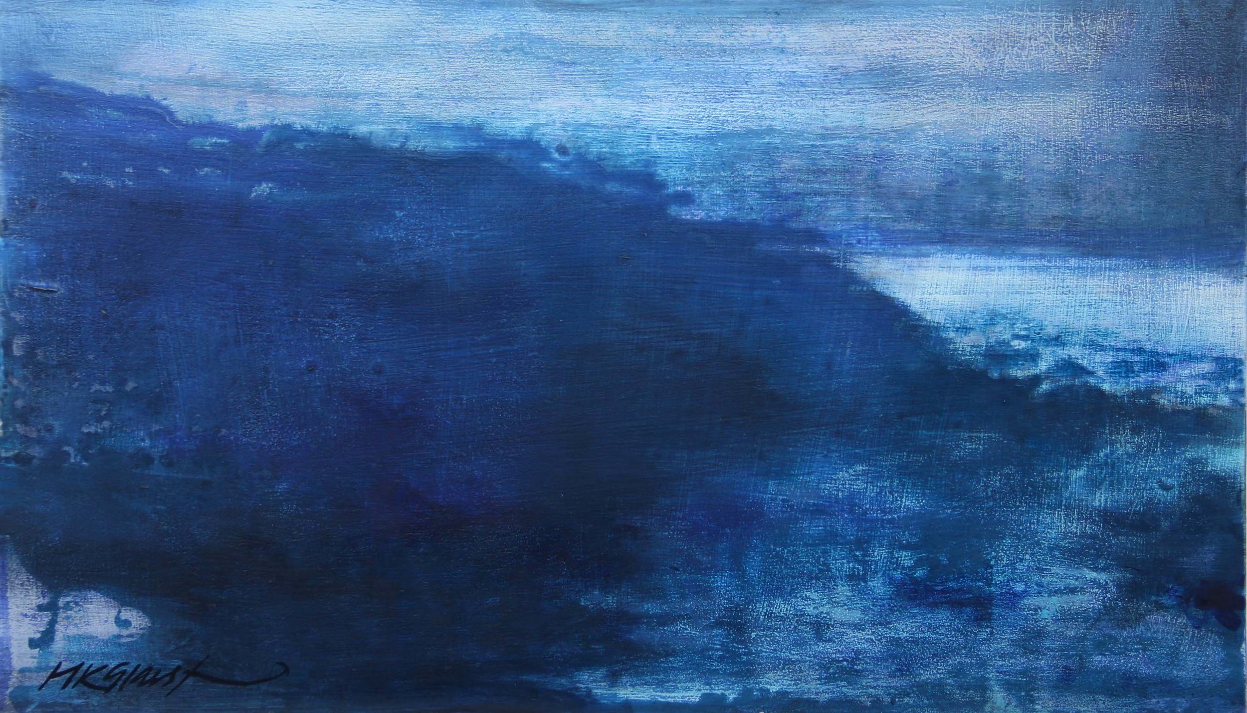 Time Is Not For Keeping • Oil on Board • 22x38cm • Sold