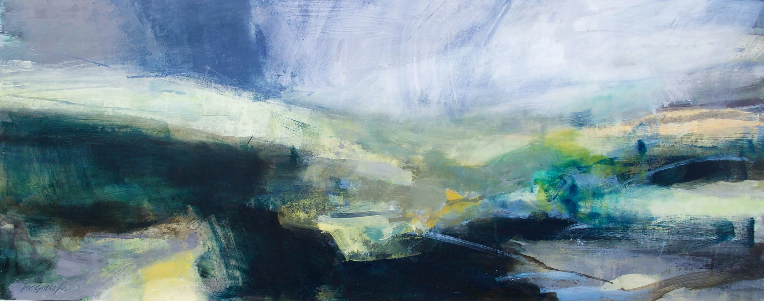 Remember When • Oil on Board • 48x122cm • Sold