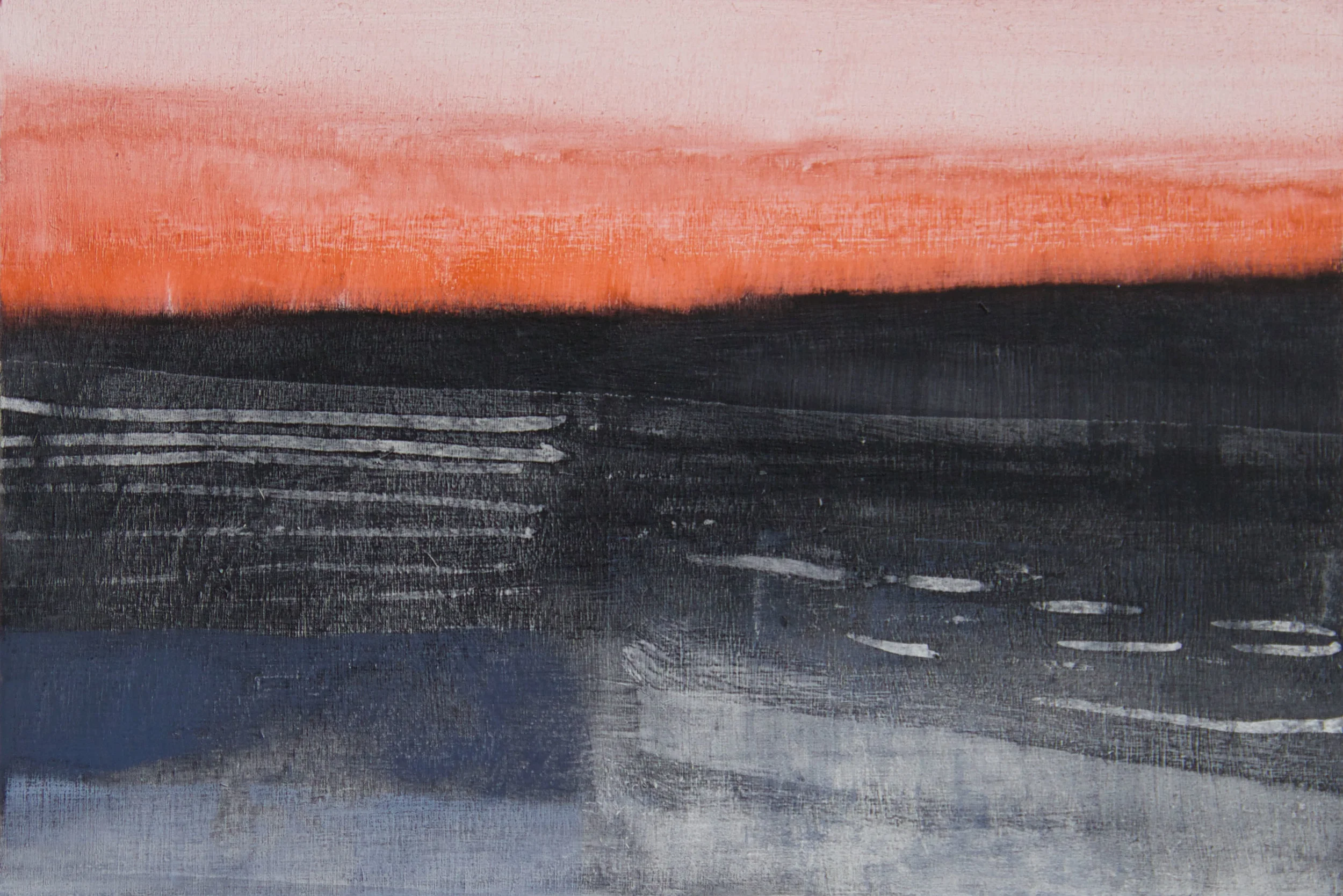 Fire Sky • Oil on Board • 18x27cm • Sold