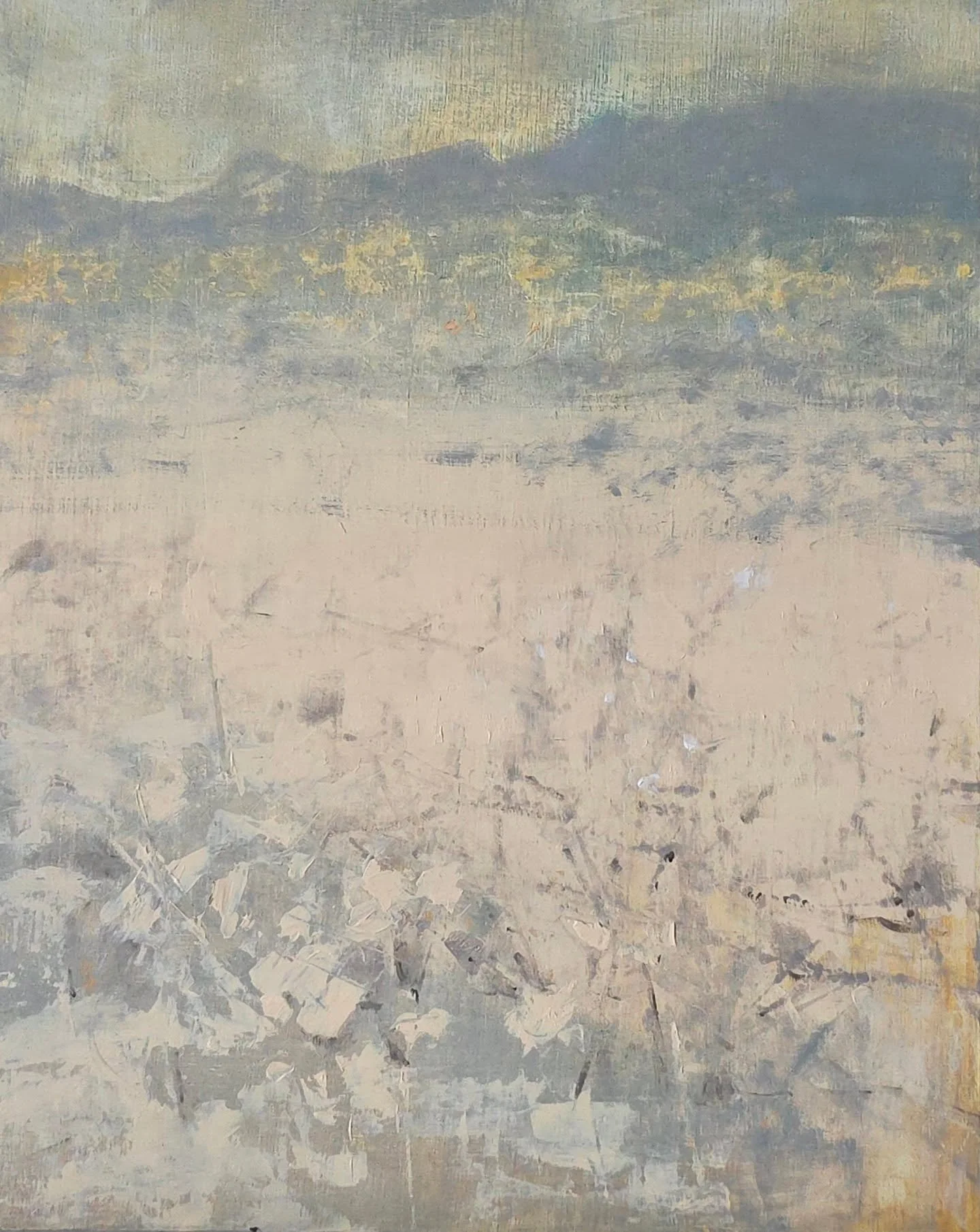 In freedom rest and roam. 
Here are some photos from the studio this week (work in progress) and a poem by Orcadian poet Edwin Muir. 

#lyricallandscape #mindscape #contemporarylandscapepainting