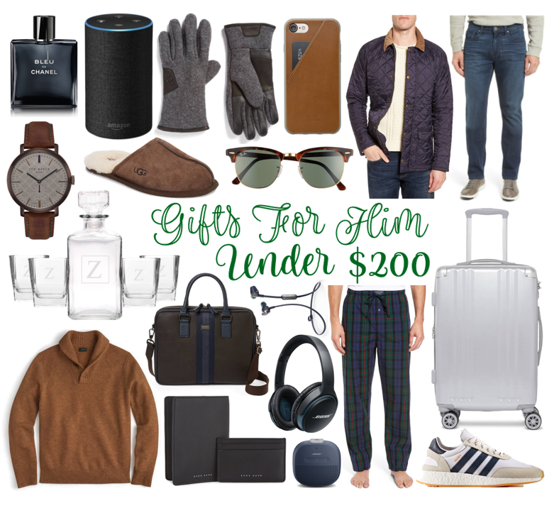 Gift Guide For Him - Everything is Under $200!