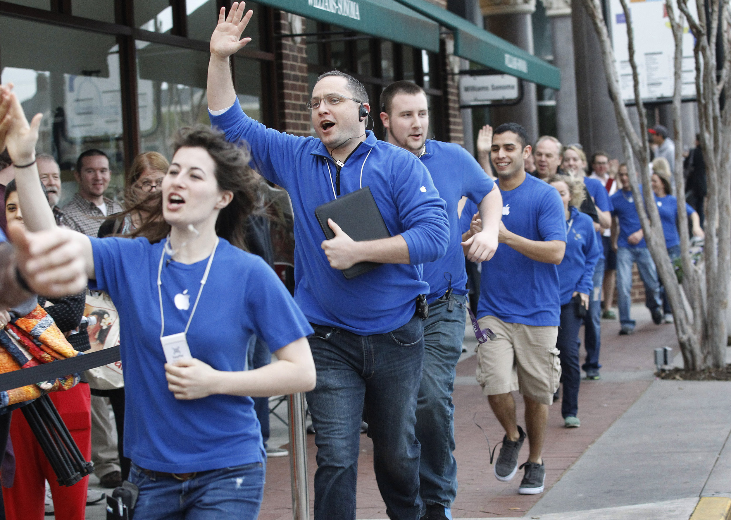 Apple store employees