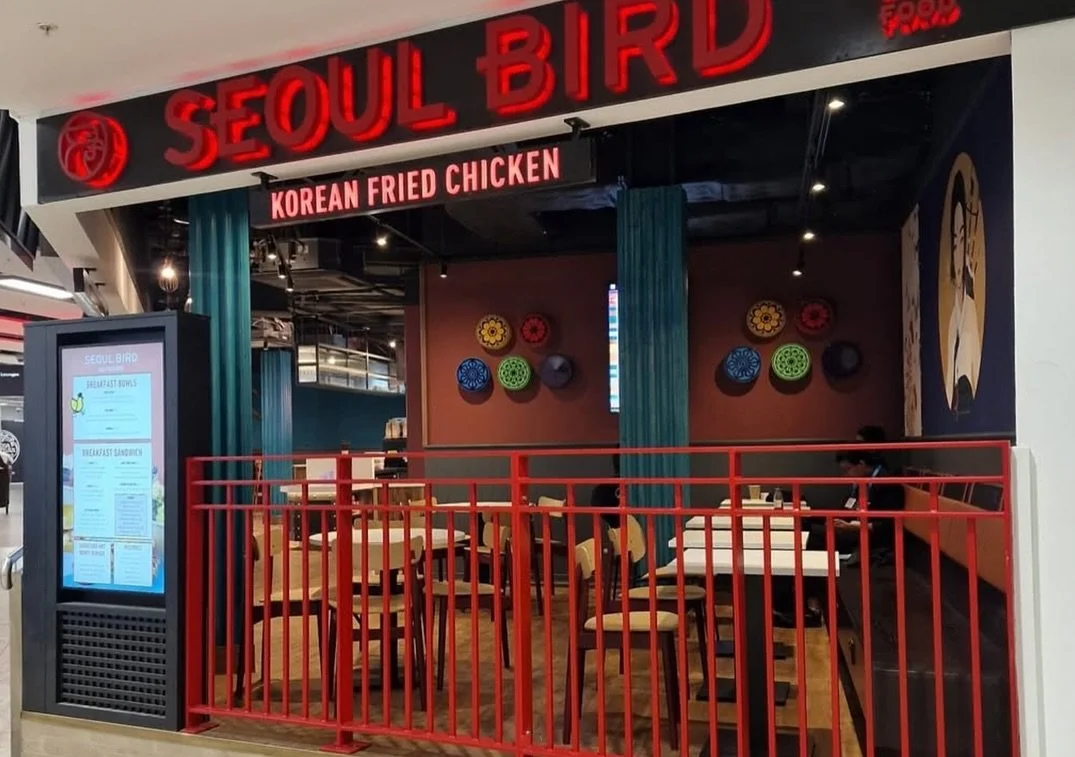 Seoul Bird at Edinburgh Airport ✈️🖼️

Our custom wallpaper and framed art prints have landed at Edinburgh Airport! Thrilled to have brought a touch of Korean inspiration to the interiors of Seoul Bird&mdash;where the design is as bold as the flavour