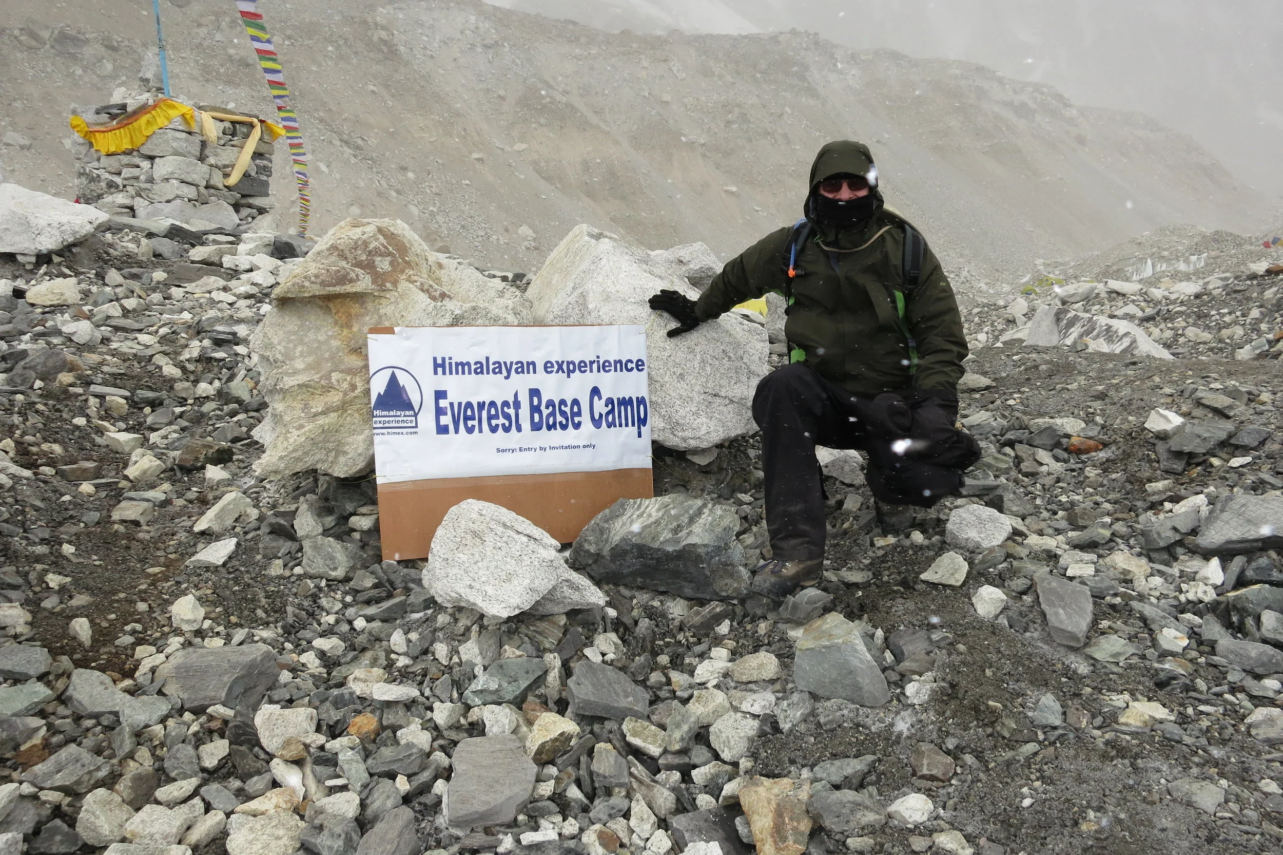 At Everest Base Camp