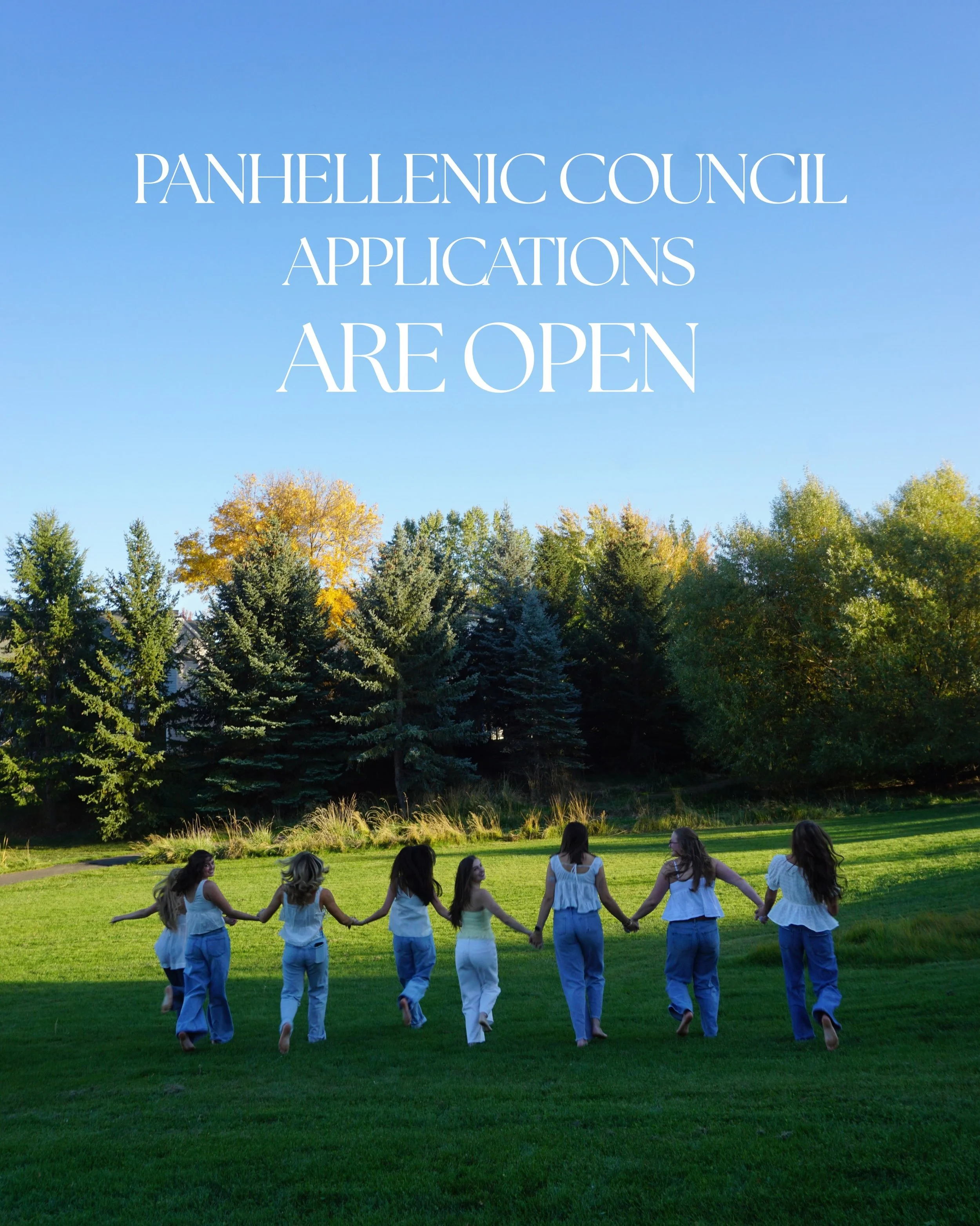 The Panhellenic Council application for 2027 is now open!! Get to know more about what each position does at the interest meeting on Monday, October 19th at 3PM in CUB 208! Also feel free to reach out by email to any council member with questions or 