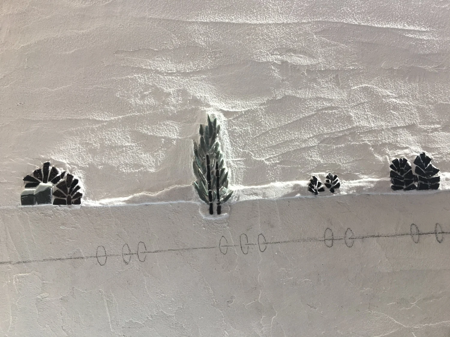 detail in progress, Winter Repose